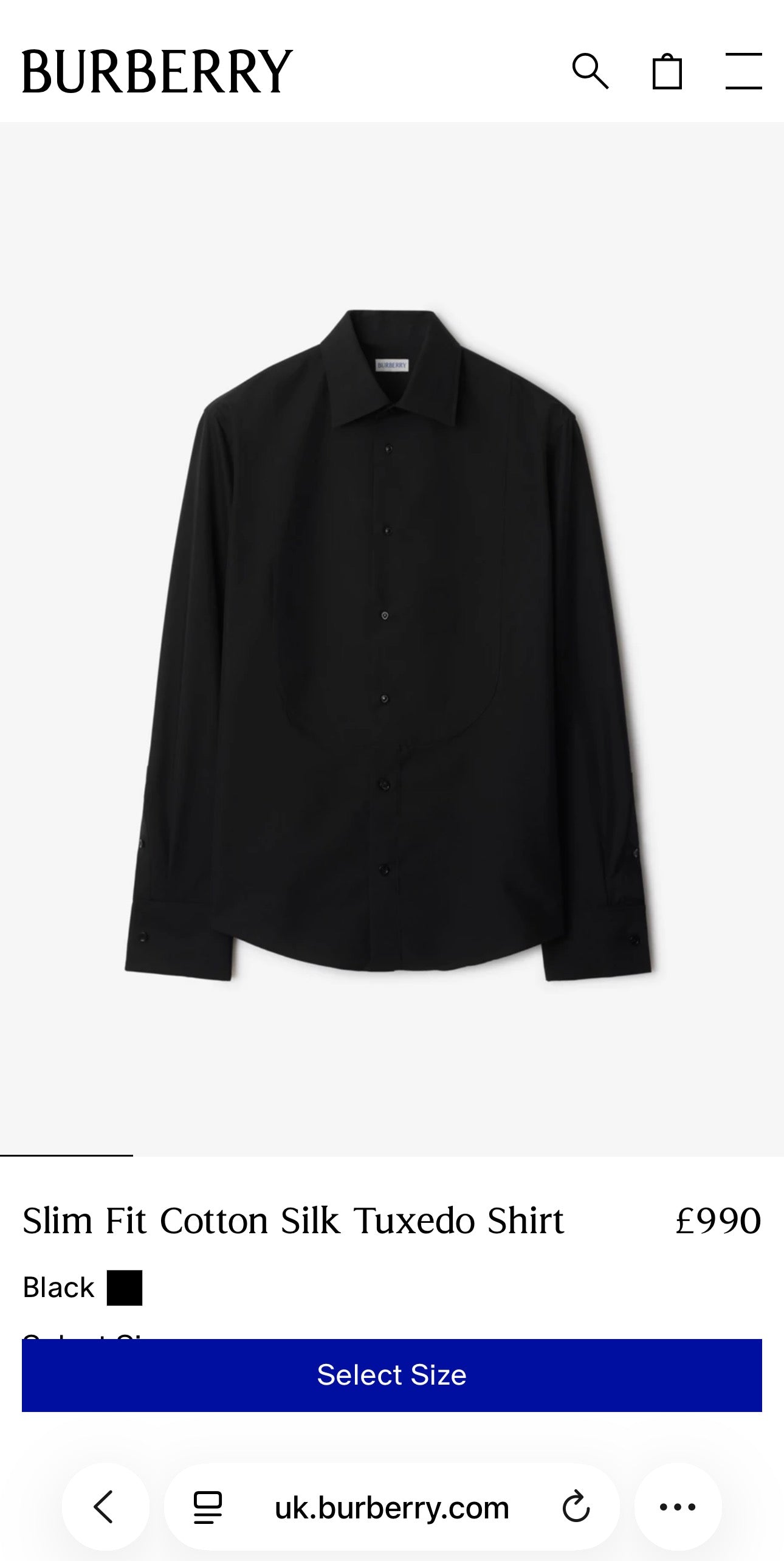 Cămașa Burberry din mătase naturală mată  lemon yellow