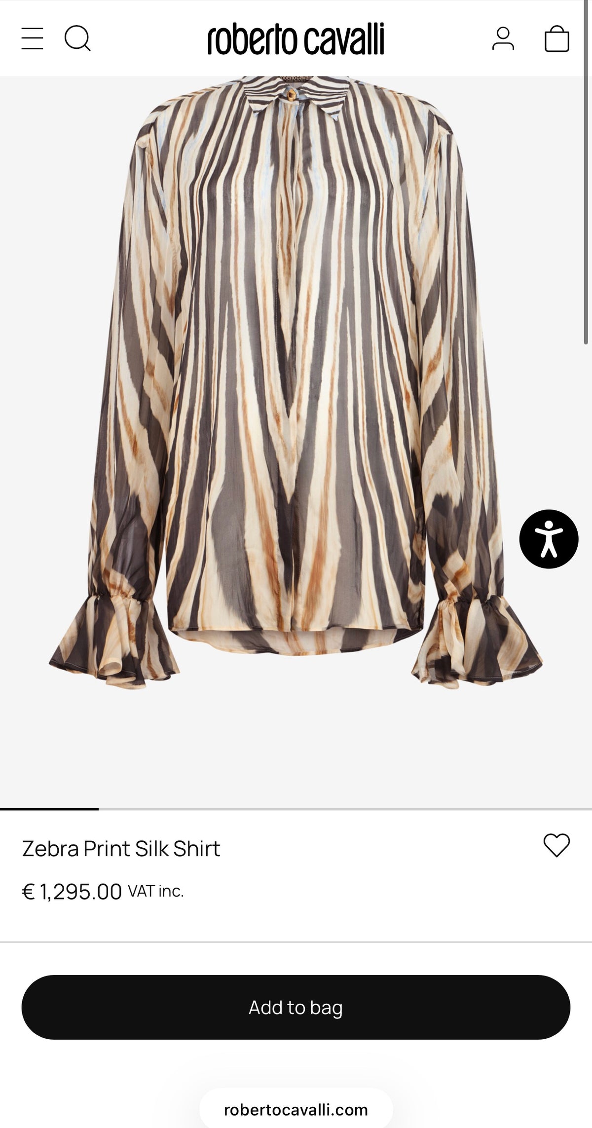 Cămașa Roberto Cavalli din mătase naturală cu jabou bogat dusty Pink