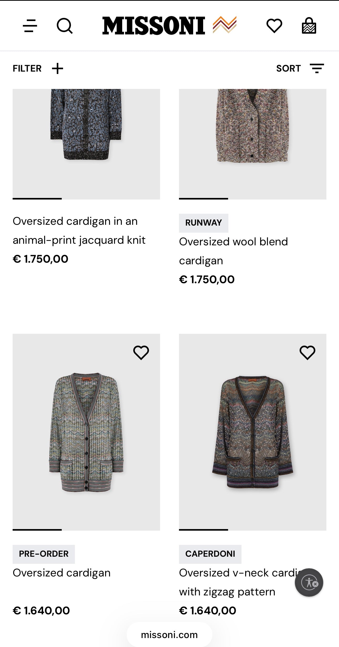 Cardigan Missoni vintage excepțional din jerse dantelat multicolor