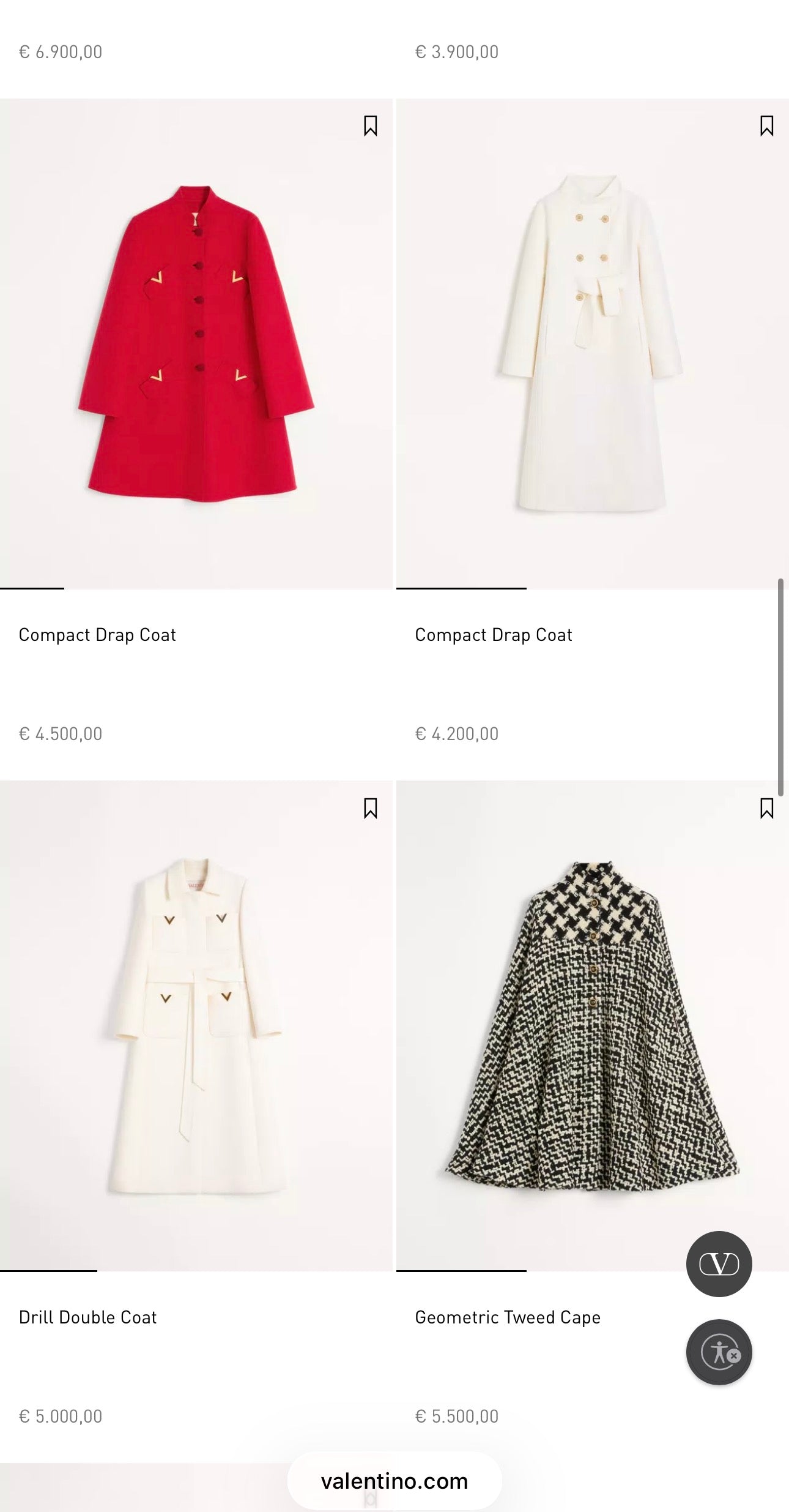 Pardesiu Valentino vintage în croi lejer chocolate brown