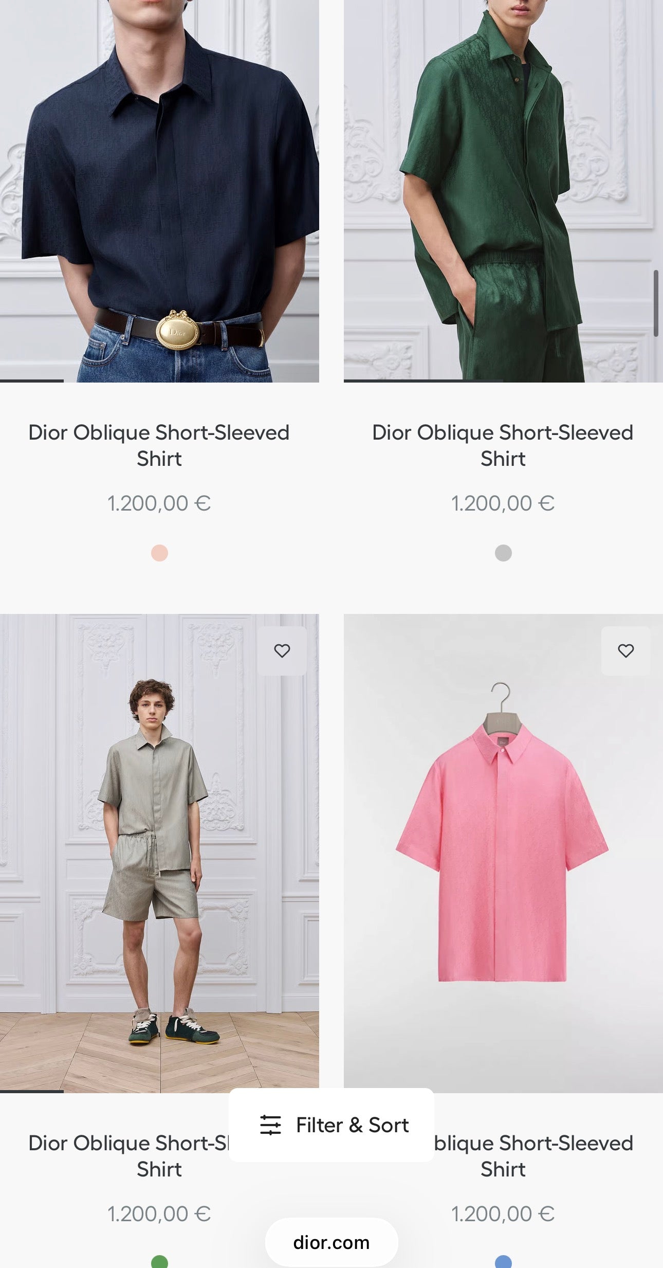 Cămașa vintage Dior în croi lejer din pânză de excepțională de bumbac