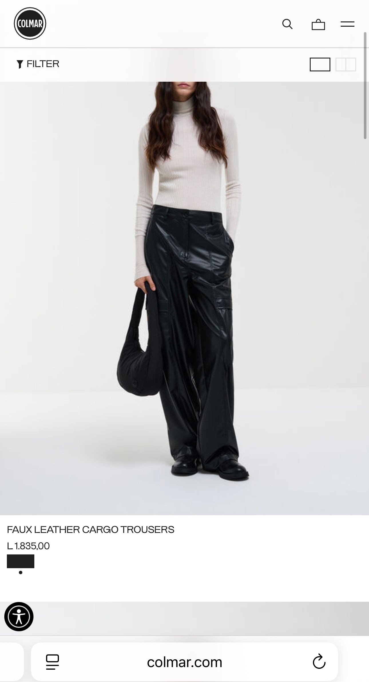 Pantaloni luxury Colmar noi sport cu etichetă din corduroy forest green