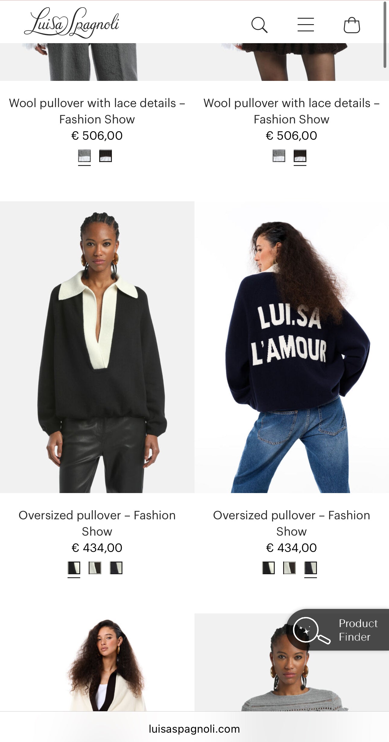 Cardigan negru de brand luxury Luisa Spagnoli din lana merino extrafina