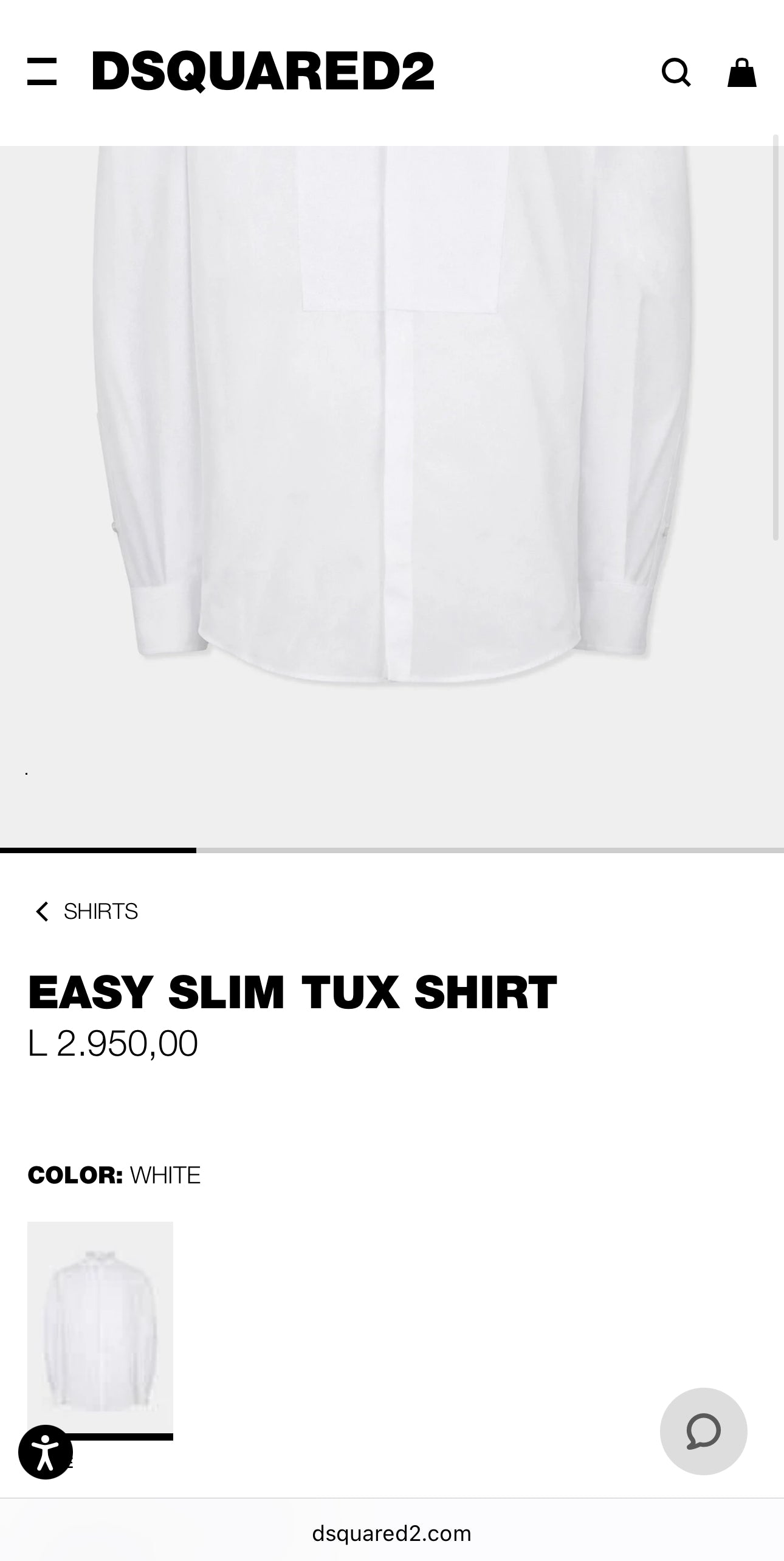 Cămașa tall Dsquared2 din bumbac egiptean în croi actual powder pink