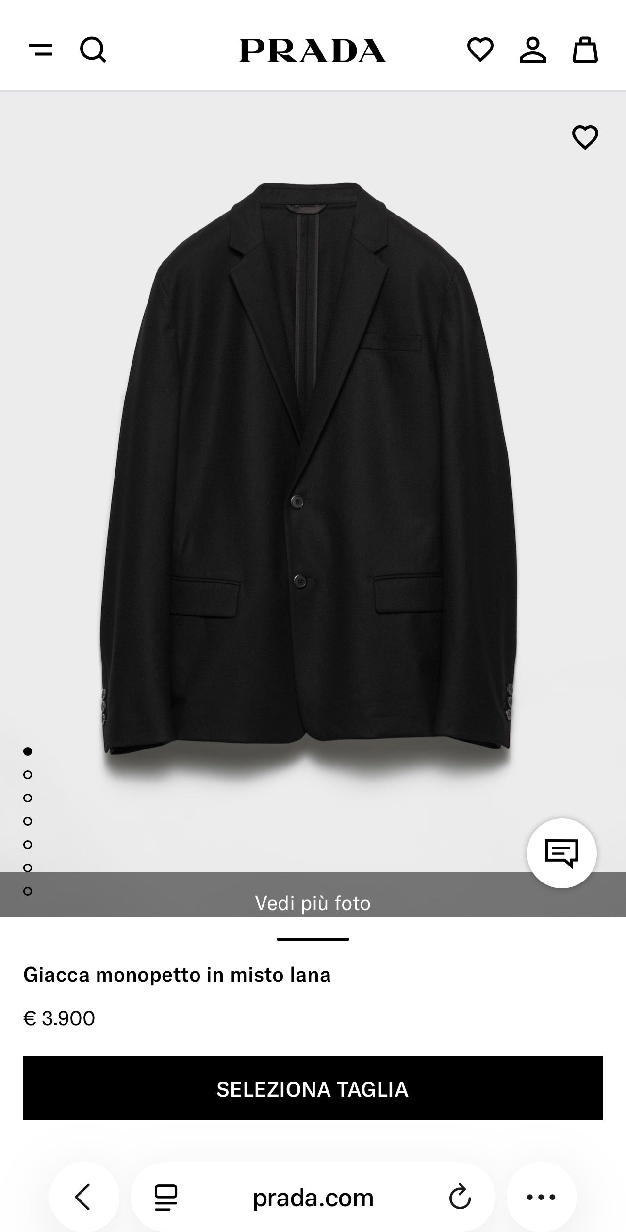 Costum tall camel Prada de vară în croi actual