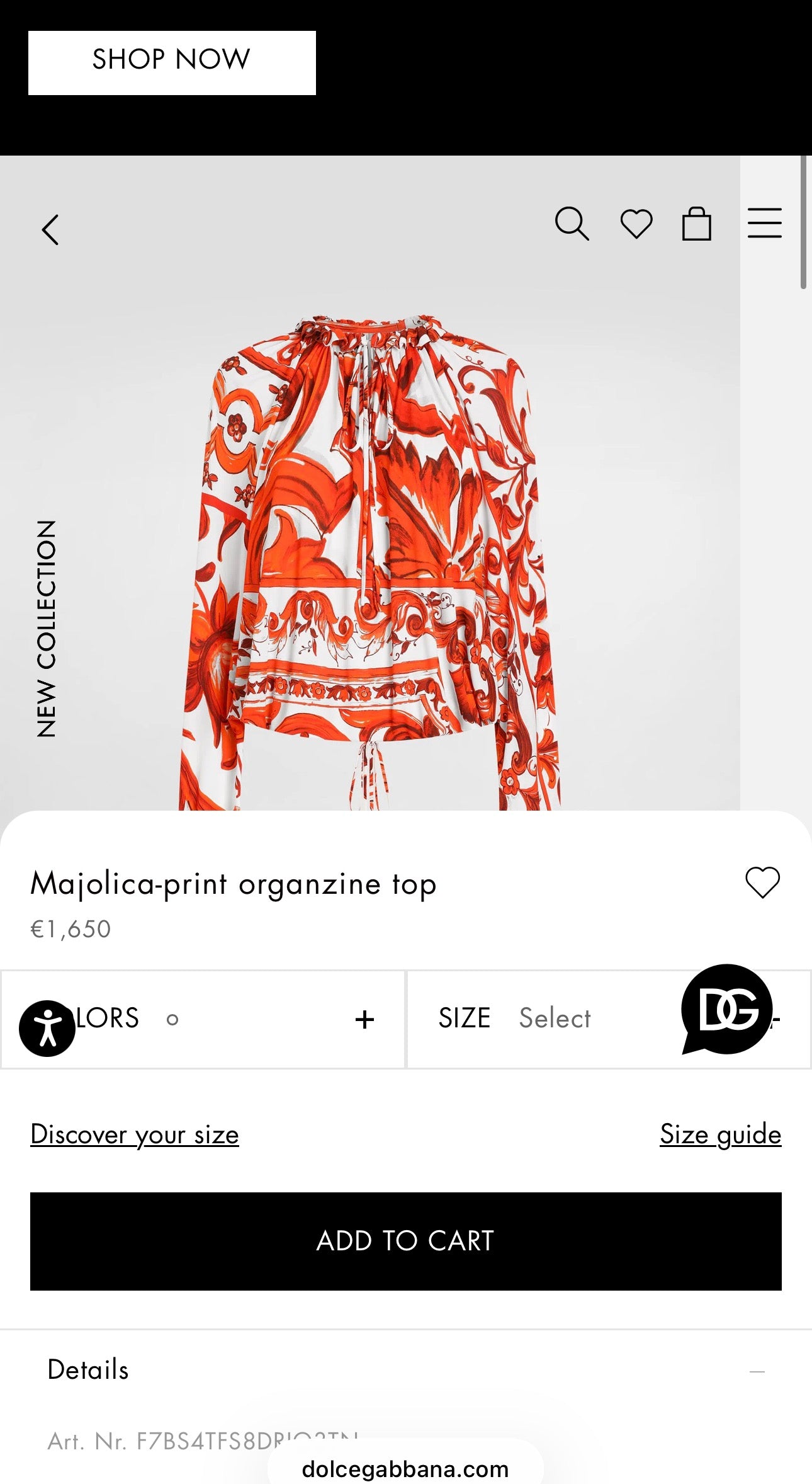 Cămașa Dolce&Gabbana baby blue cu print superb din cea mai fină panzica de bumbac