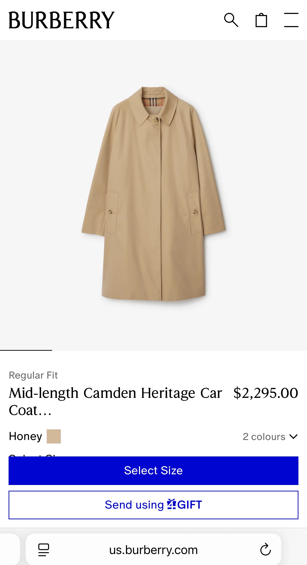 Trench vintage Burberry în croi clasic Navy blue