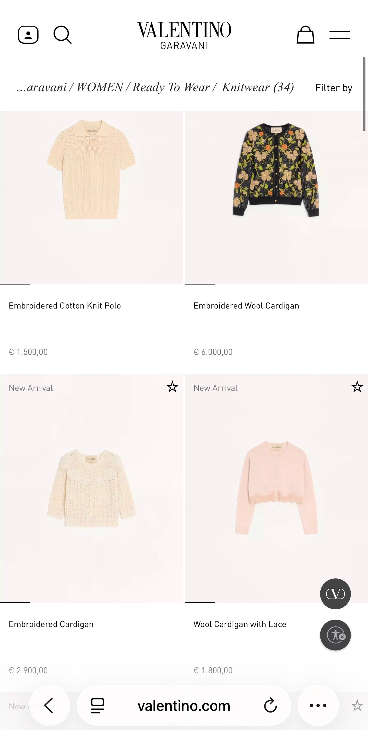 Pulover Valentino cu torsade și anchior în croi lejer 80% lana plină