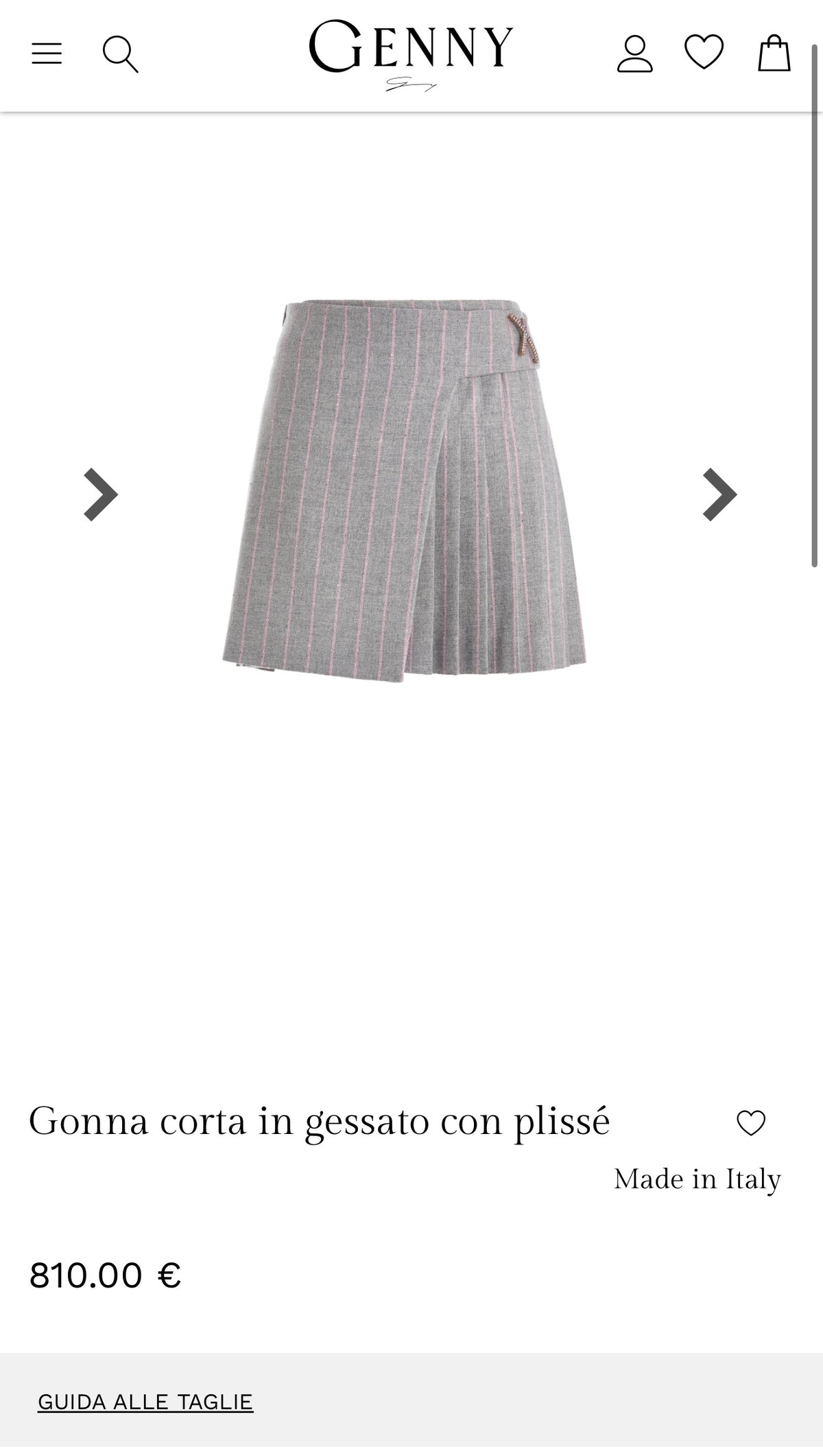 Fustă Genny ultra luxury din lana extrafina cu print paisley și talie extrem de înaltă