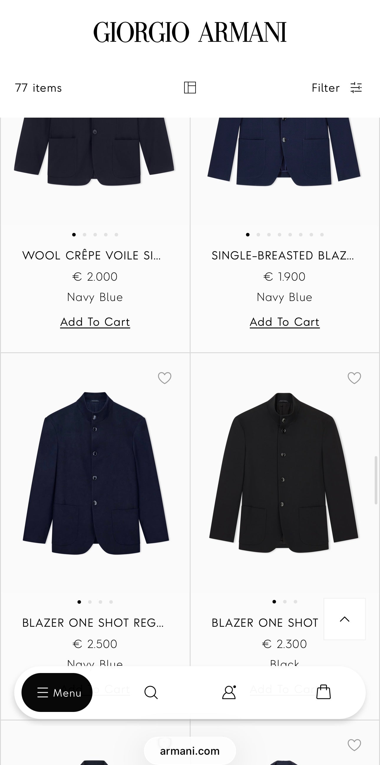 Sacou vintage Armani din in excepțional în croi actual warm gray