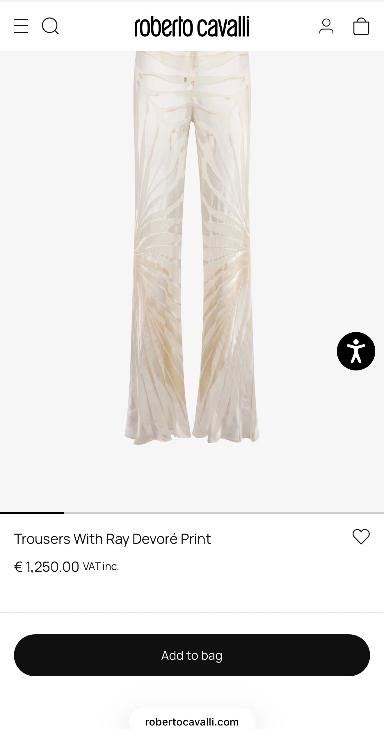 Pantaloni vintage Roberto Cavalli iconici cu animal print în culori pudrate