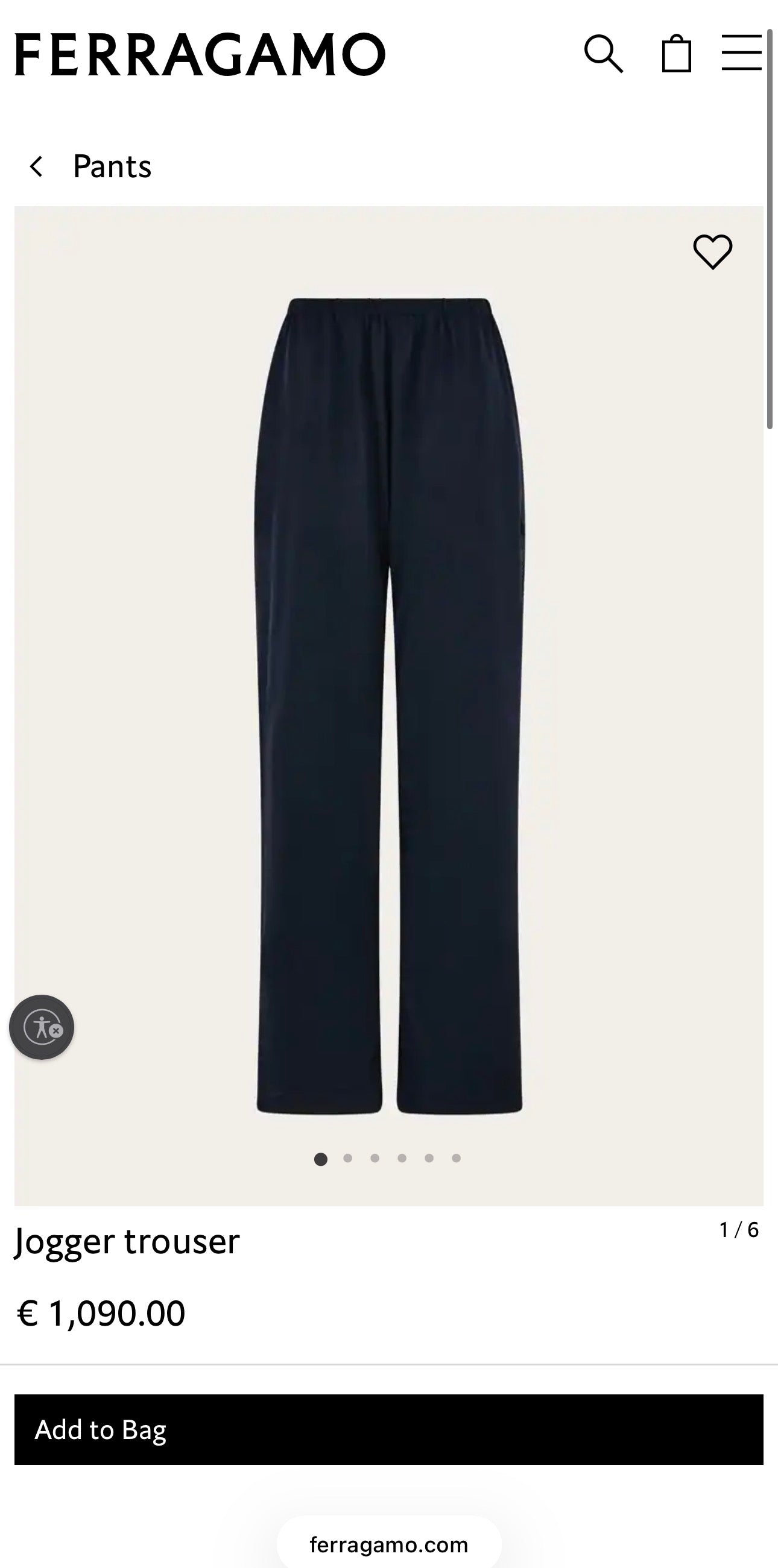 Pantaloni ultra luxury noi Salvatore Ferragamo capri din bumbac și in powder Pink