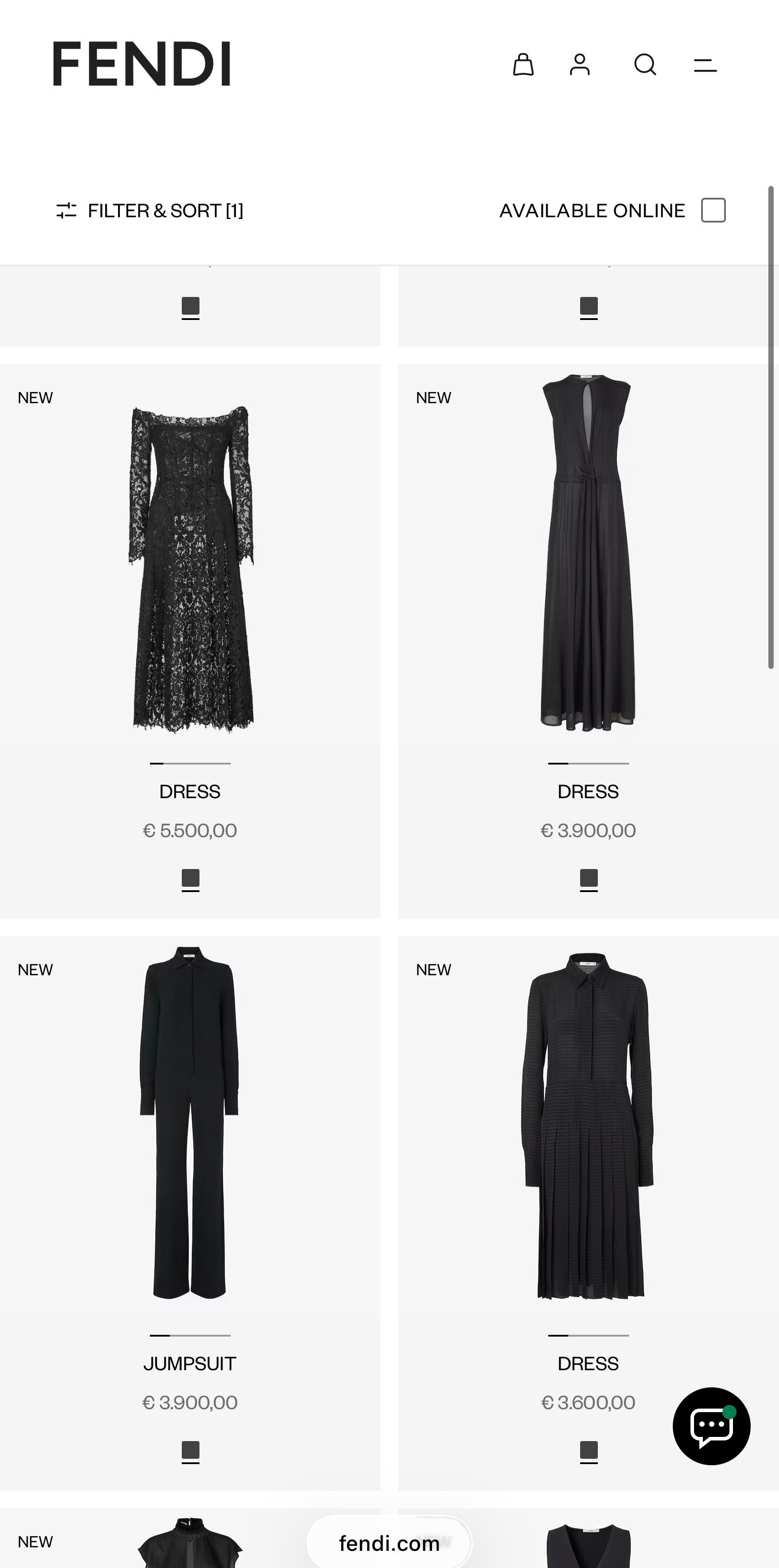 Rochie Fendi în croi chic cu talie marcată ultra confort și bust elastic