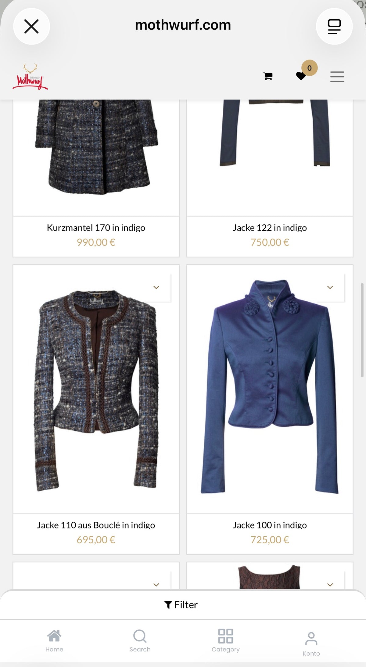 Set de brand luxury Mothwurf din pânză excepțională de in
