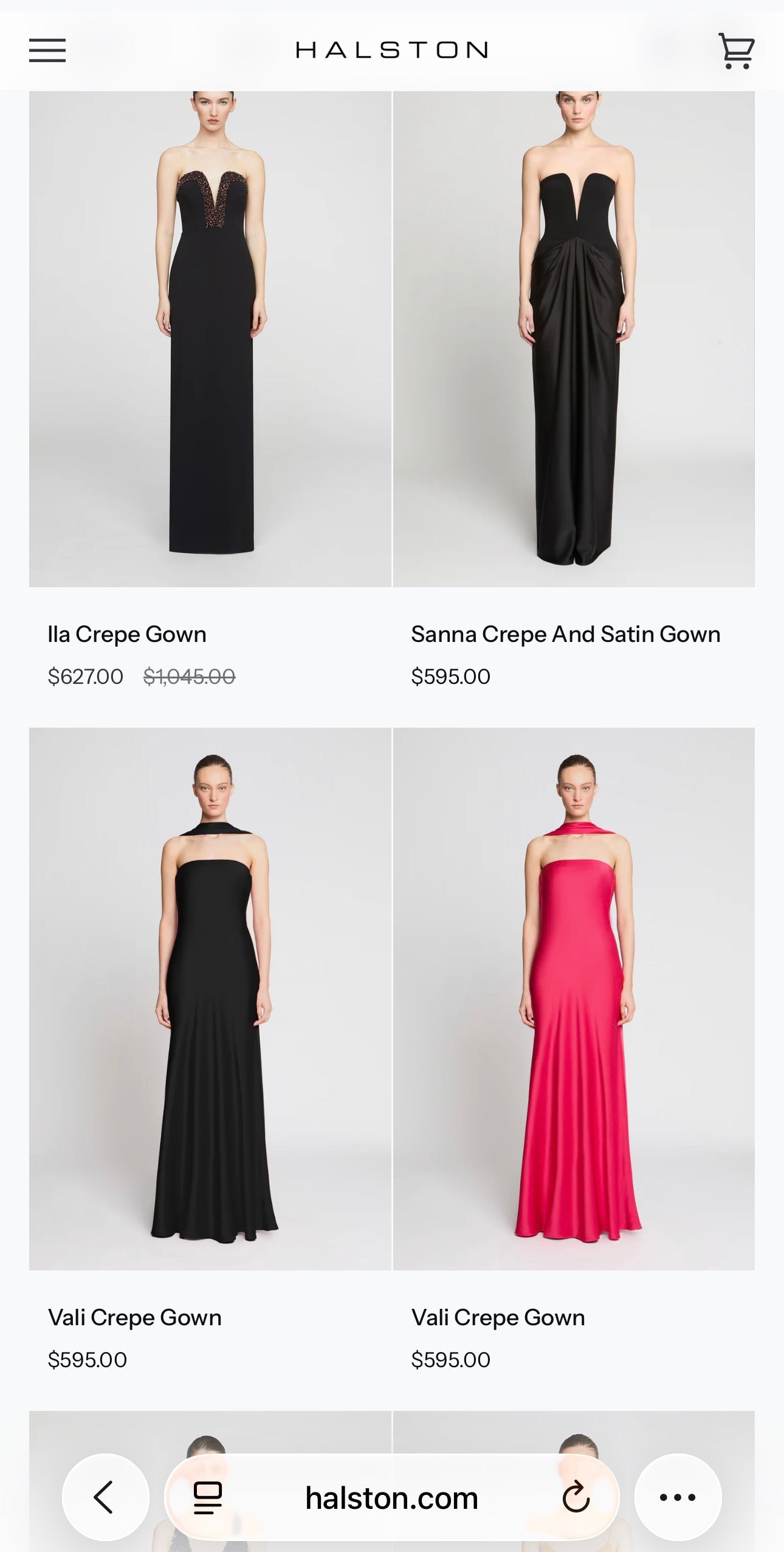 LBD luxury Halston in croi de ani 50 din mătase naturală și bumbac