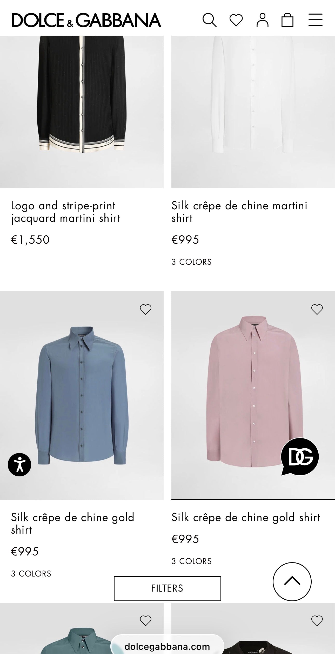 Cămașa Dolce&Gabbana din panzica extrafina ajurata ‘striped dobby linen’
