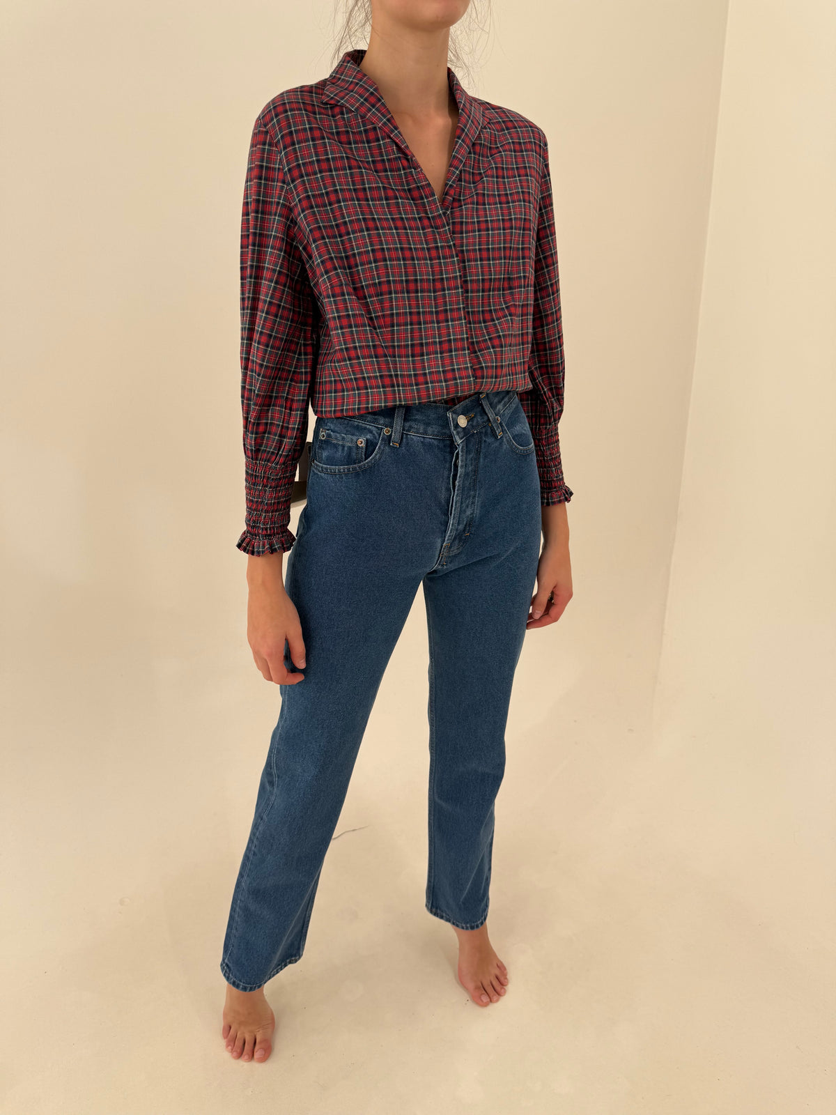 Jeans Levi’s 501 de colecție dead stock original tags vintage anii 90 tall