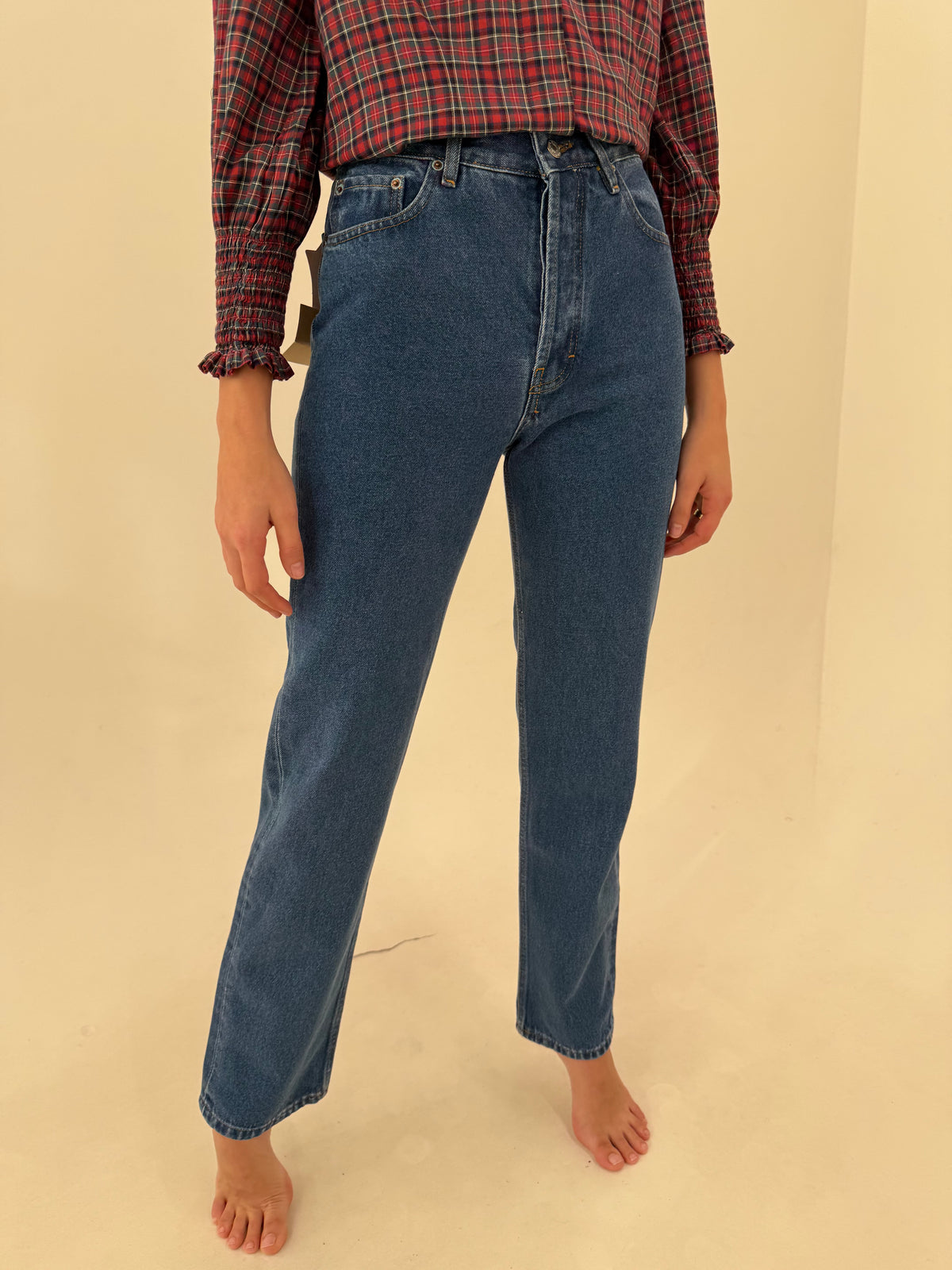 Jeans Levi’s 501 de colecție dead stock original tags vintage anii 90 tall