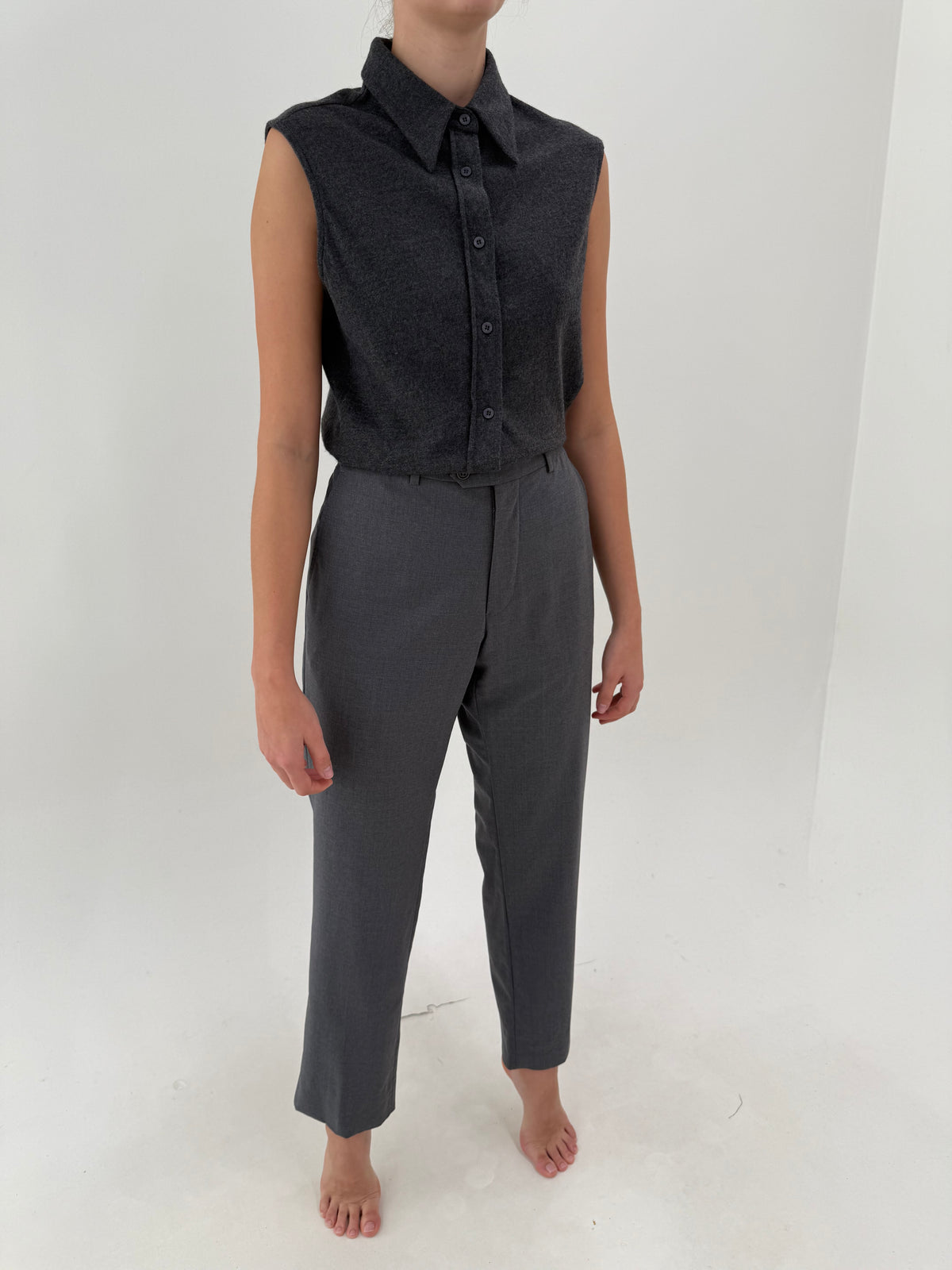 Pantaloni tall Armani gama ultra luxury din lana excepțională inc roi clasic