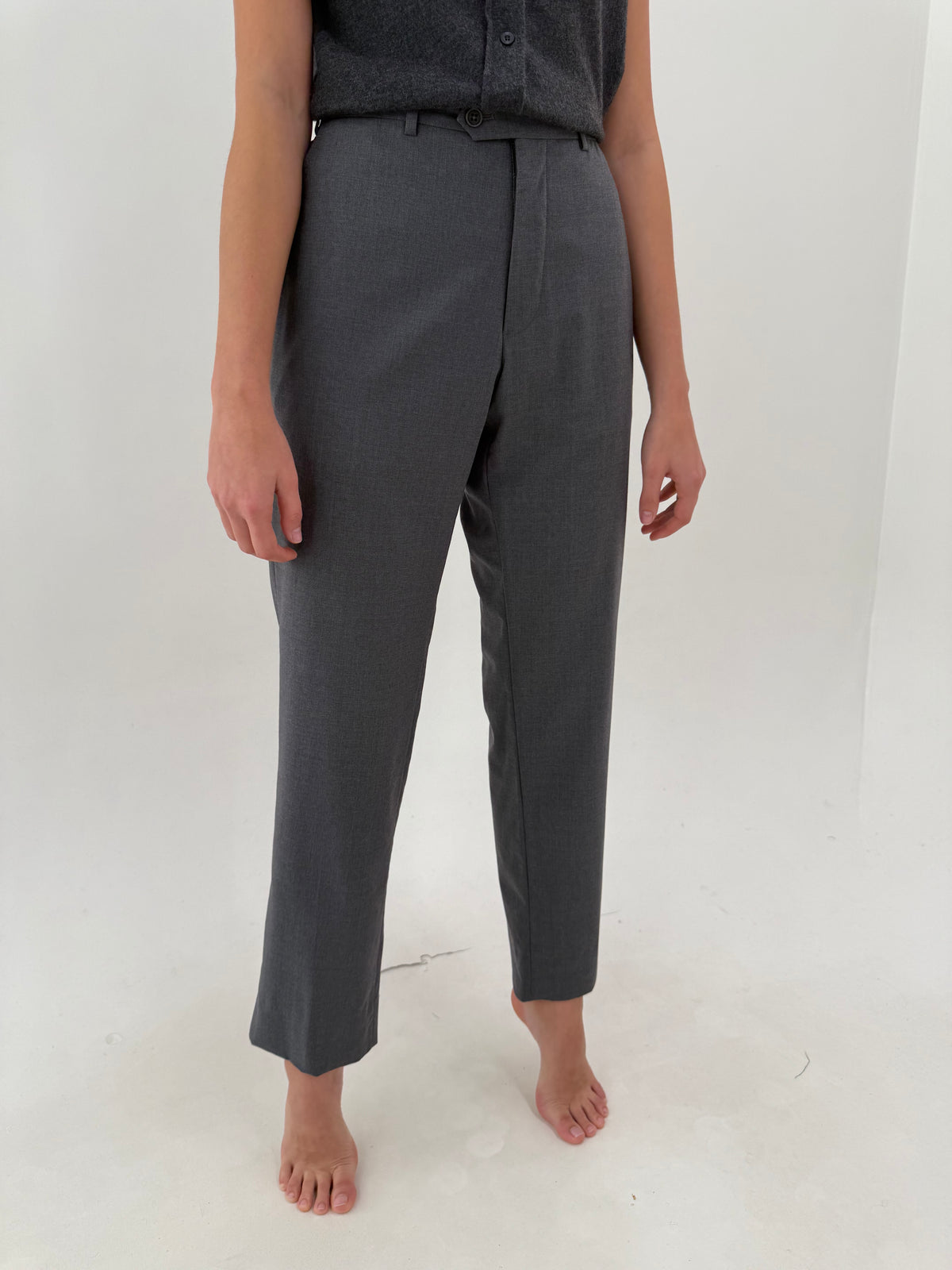 Pantaloni tall Armani gama ultra luxury din lana excepțională inc roi clasic