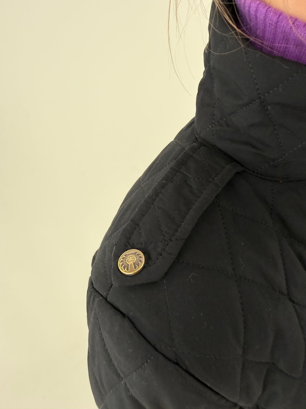 Geaca de brand luxury Belstaff matlasată light padded cu talie marcată elastică impermeabilă