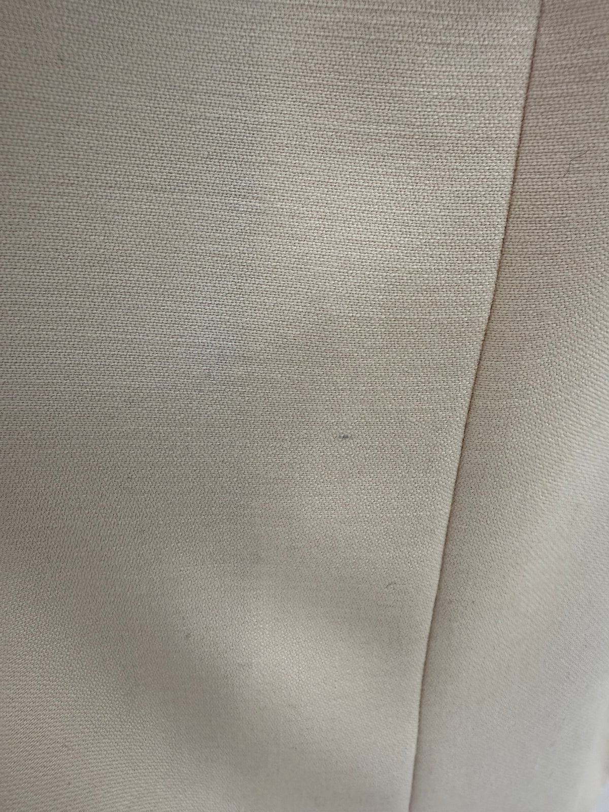 Palton petite old vintage ani 60 târzii din wool crêpe excepțional butter white