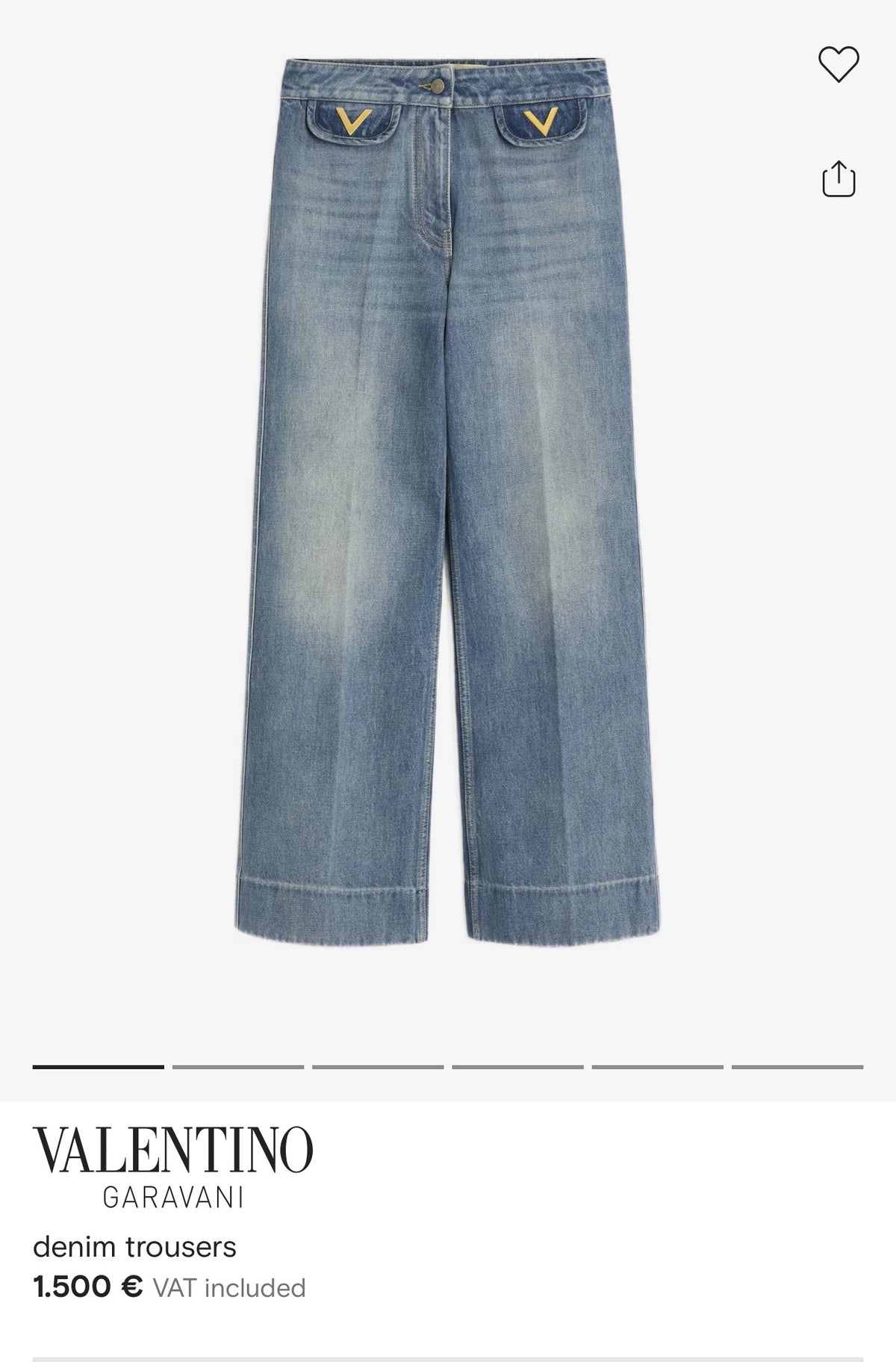 Jeans Valentino vintage din denim gros clasic wash cu talie ultra înaltă mom fit