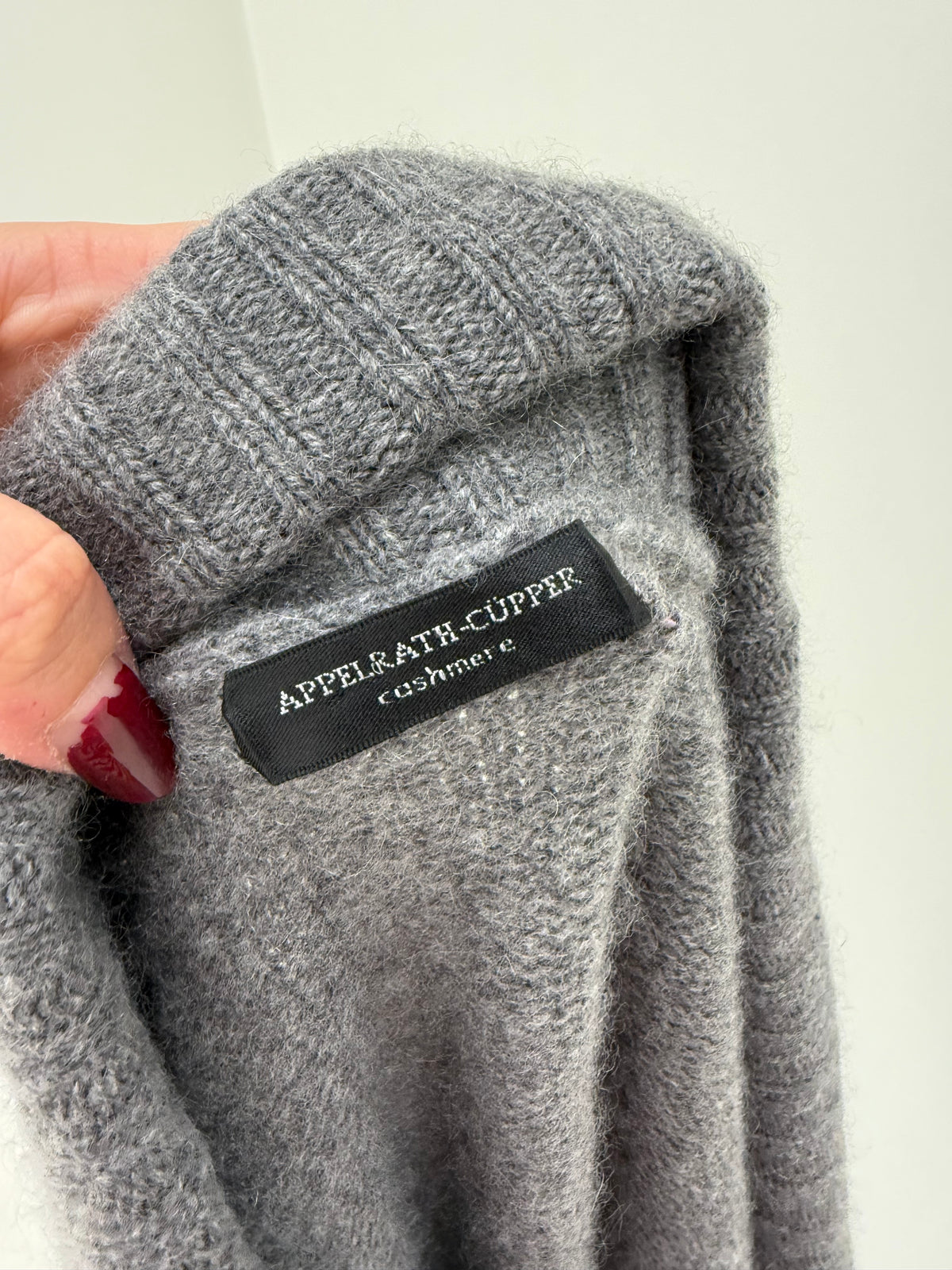Cardigan din cașmir super gros multiply de gramaj mare în stil sacou de brand premium