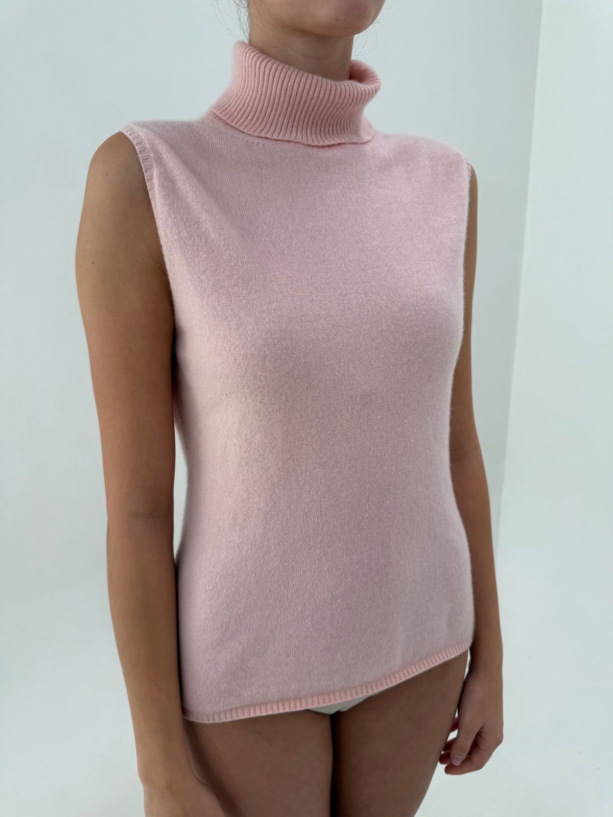 Maleta de brand premium  René Lezard din cașmir powder Pink