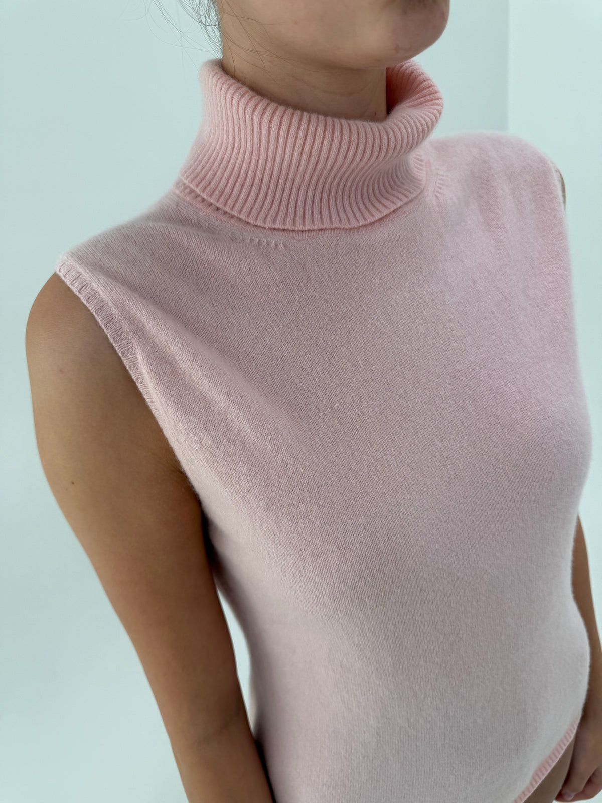 Maleta de brand premium  René Lezard din cașmir powder Pink