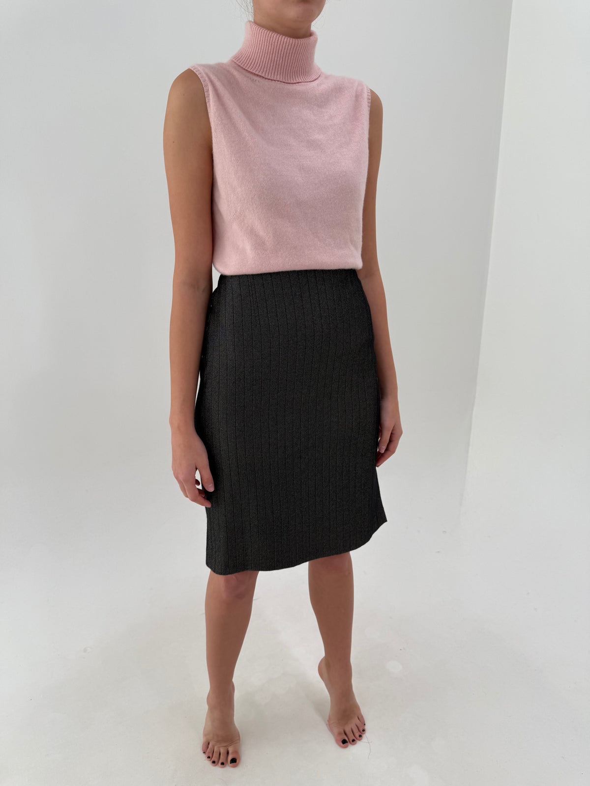 Deux piece Marc Cain luxury tall din lana excepțională cu fustă creion și sacou cambrat