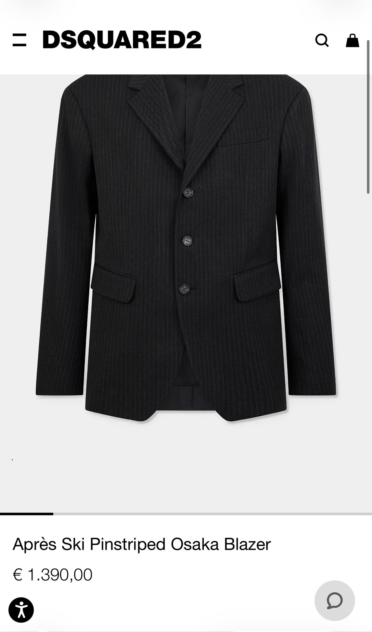 Sacou Dsquared din tweed extrafina de lana melanj în nuanțe de gri și croi actual