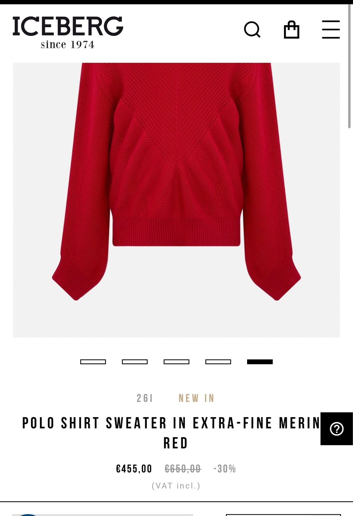 Pulover luxury Iceberg în dungi alb negru din lana merino extrafina și anchior