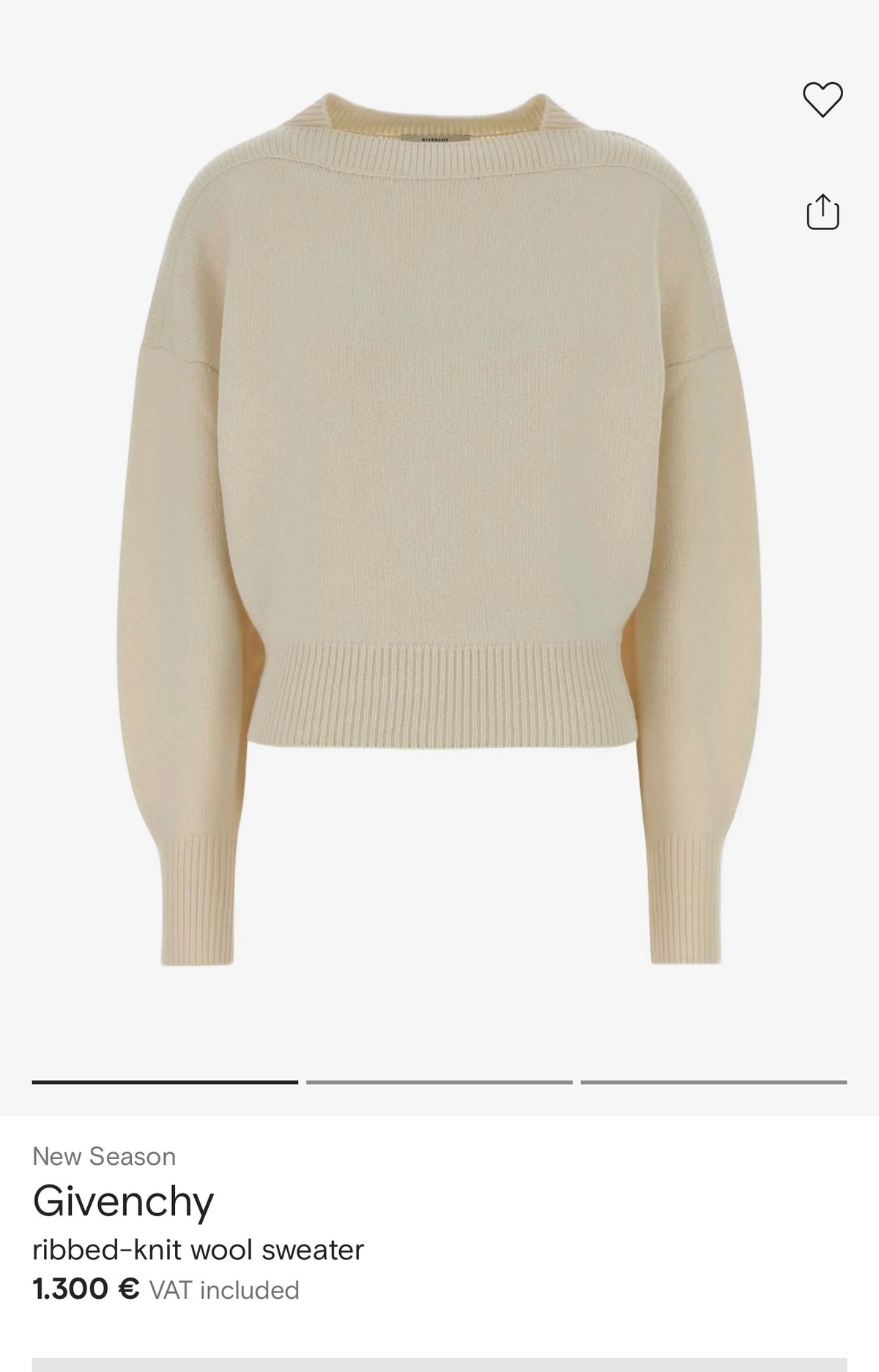 Pulover Givenchy petite din lana extrafina roșu superb în anchior și croi lejer