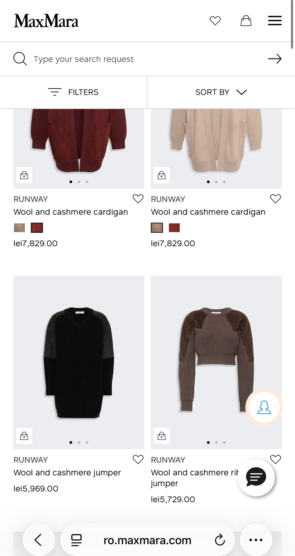 Cardigan Max Mara din cașmir multiply în croi atemporal minimalist specific