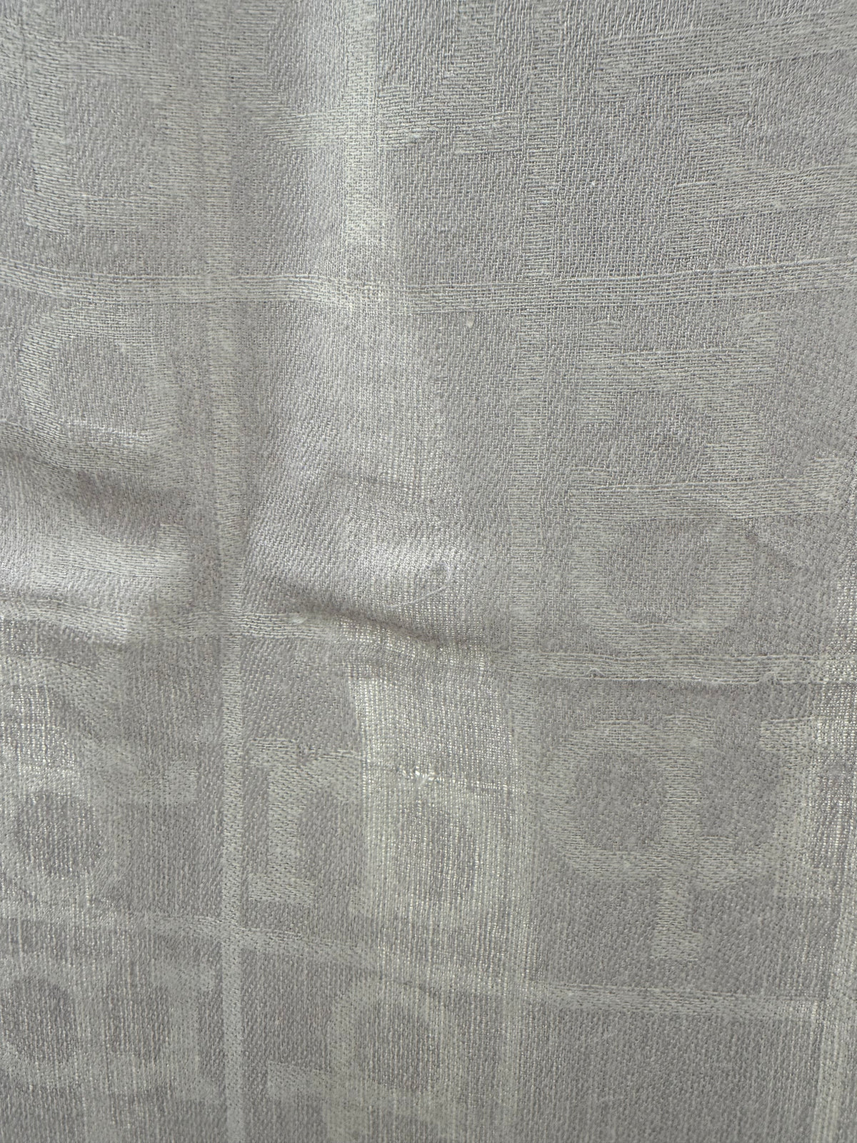 Shawl silver gray Rocco Barocco