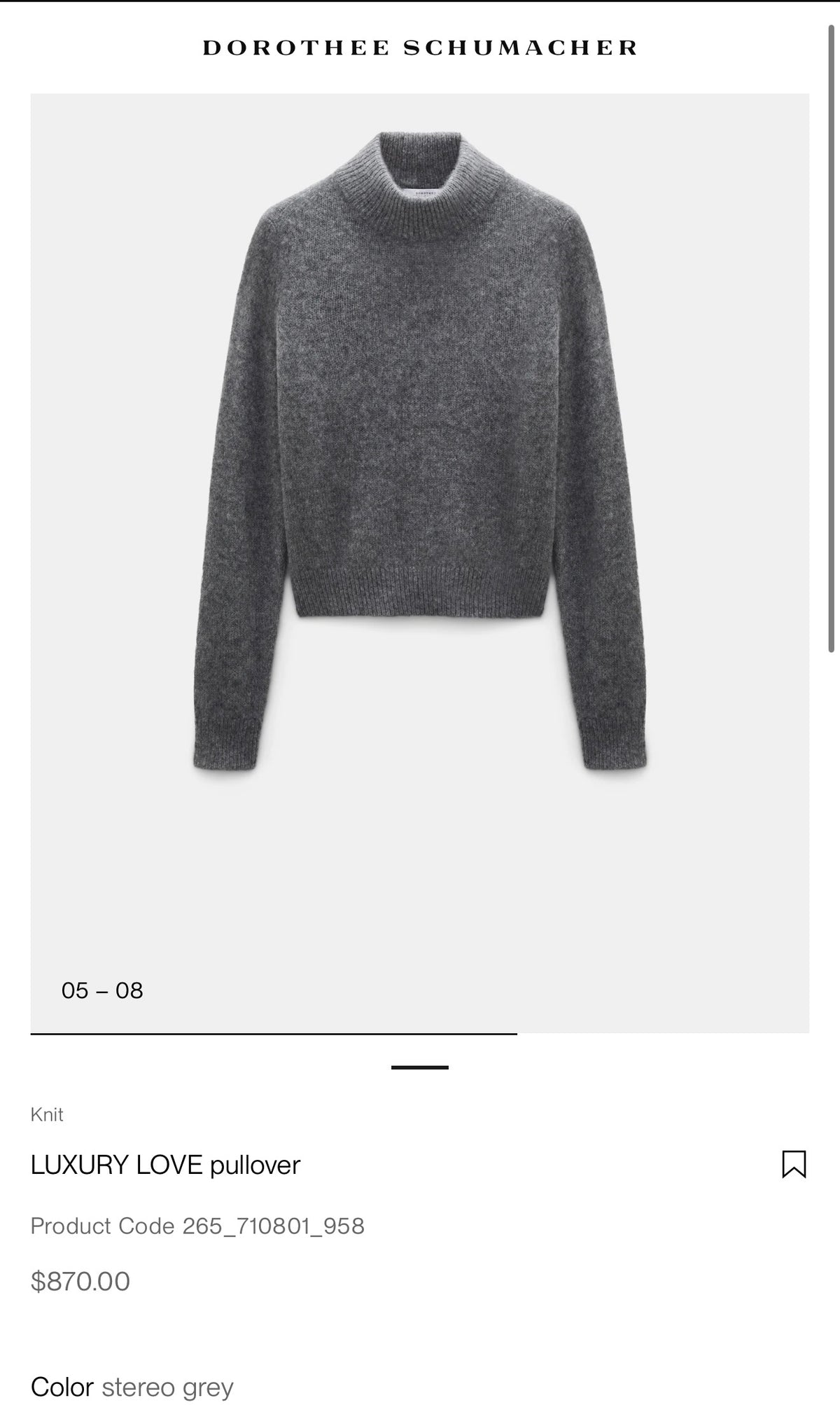 Pulover luxury din cașmir gros multiply Dorothee Schumacher negru