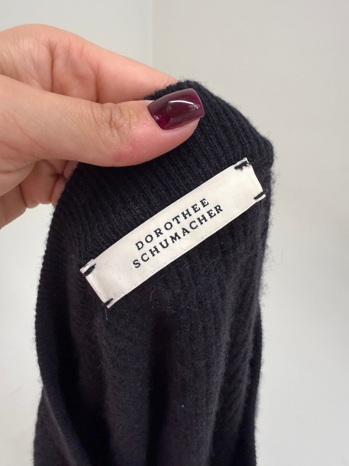 Pulover luxury din cașmir gros multiply Dorothee Schumacher negru