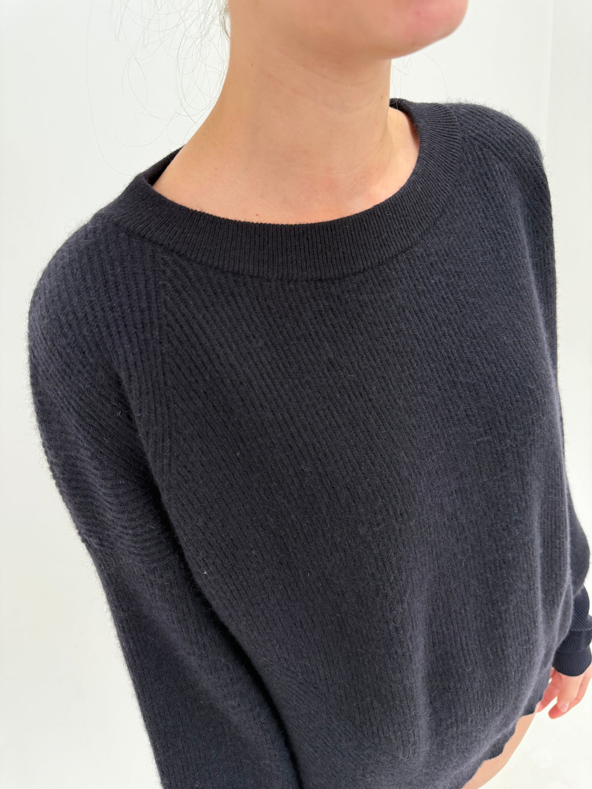 Pulover luxury din cașmir gros multiply Dorothee Schumacher negru