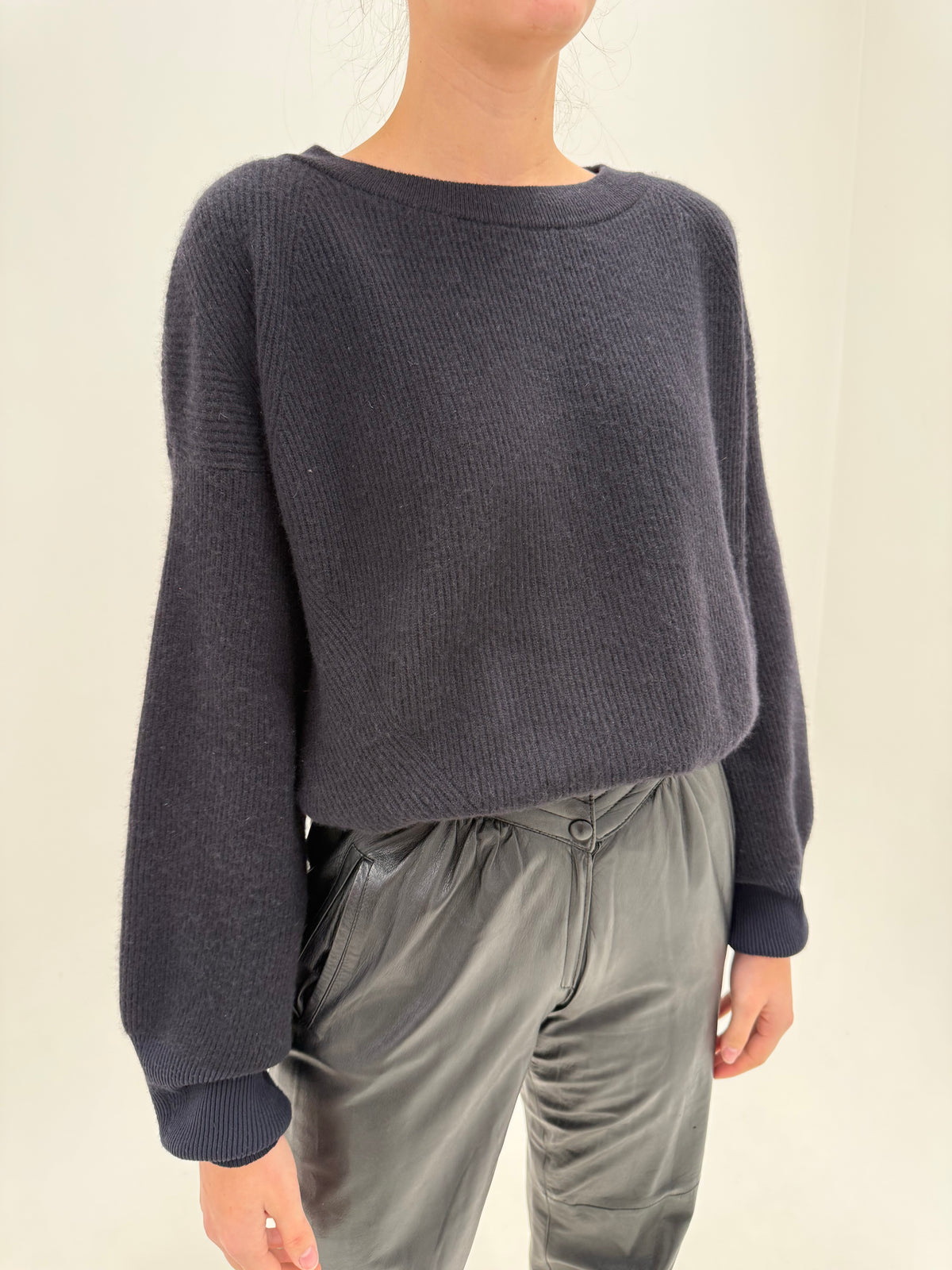 Pulover luxury din cașmir gros multiply Dorothee Schumacher negru