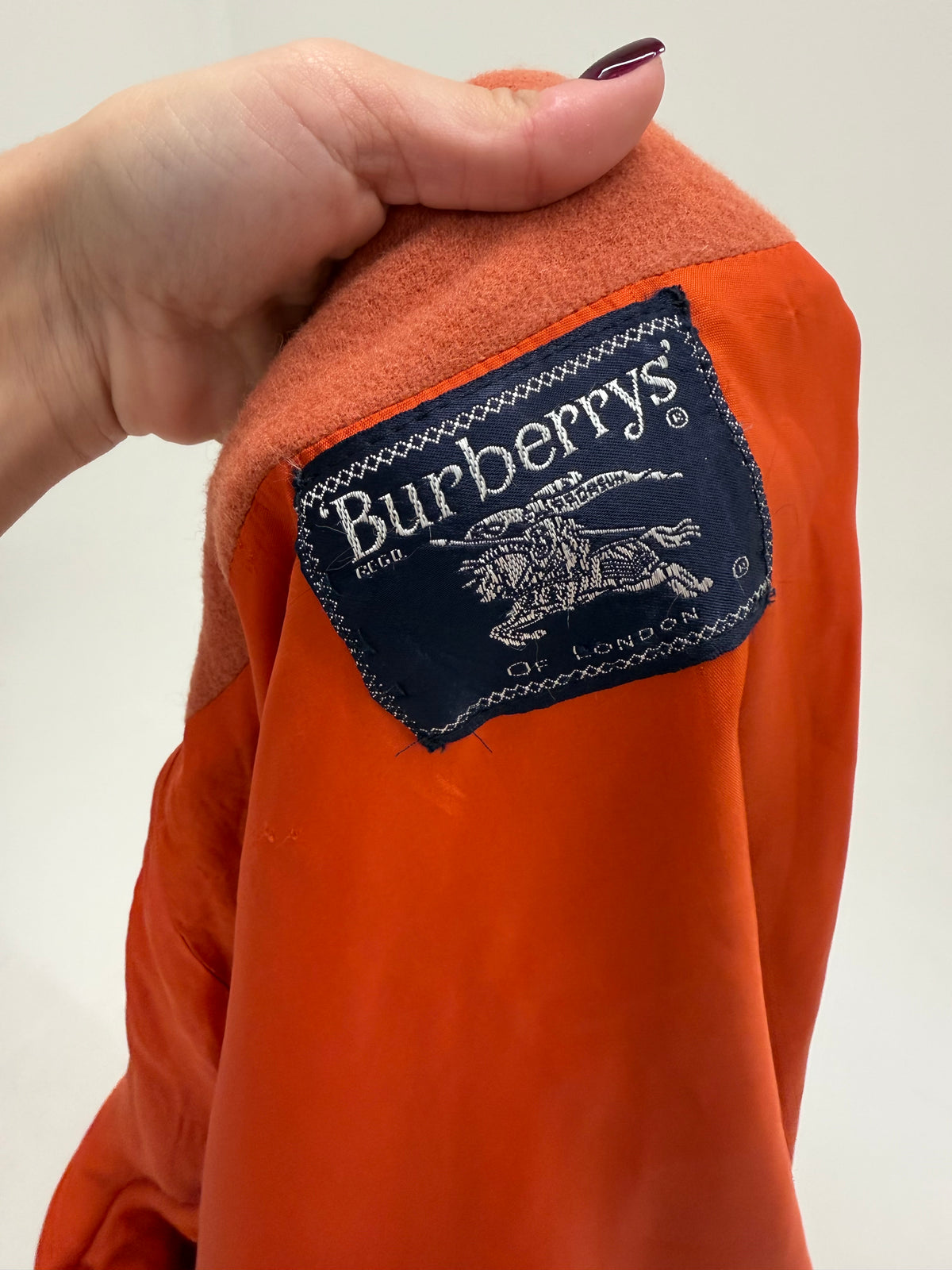 Jacheta Burberry ‘Car Coat’ ultra luxury vintage 100% camel hair