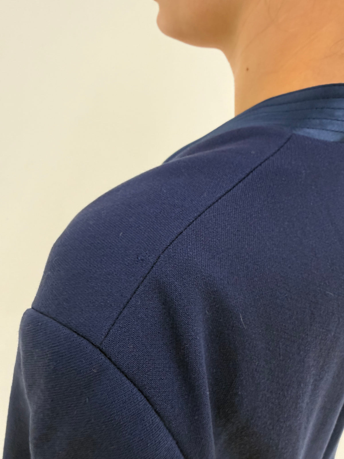 Sacou Luisa Spagnoli elegant din lana extrafina structurată cornflower blue