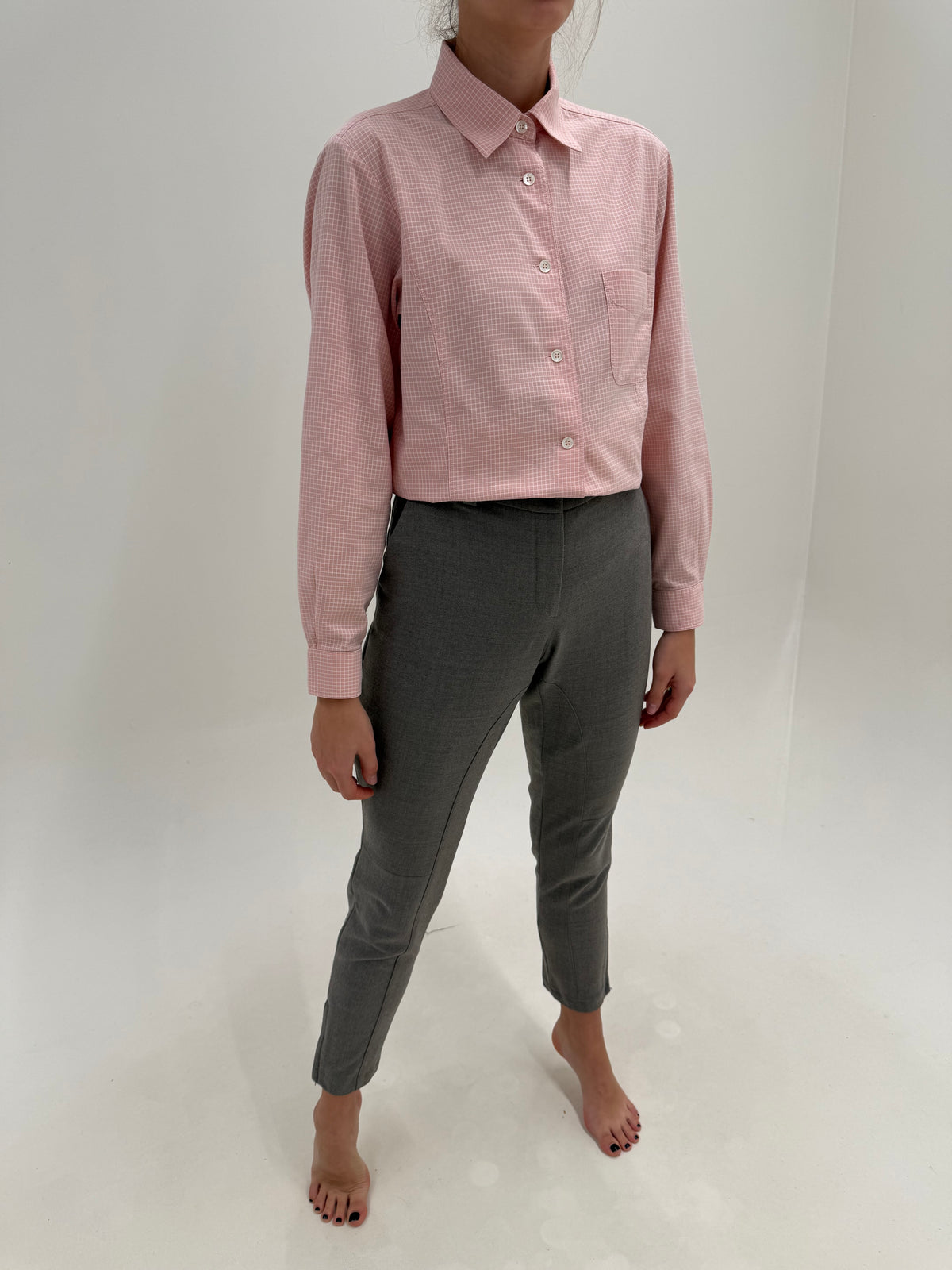 Pantaloni Luisa Spagnoli din lana plină extrafina ultra confort