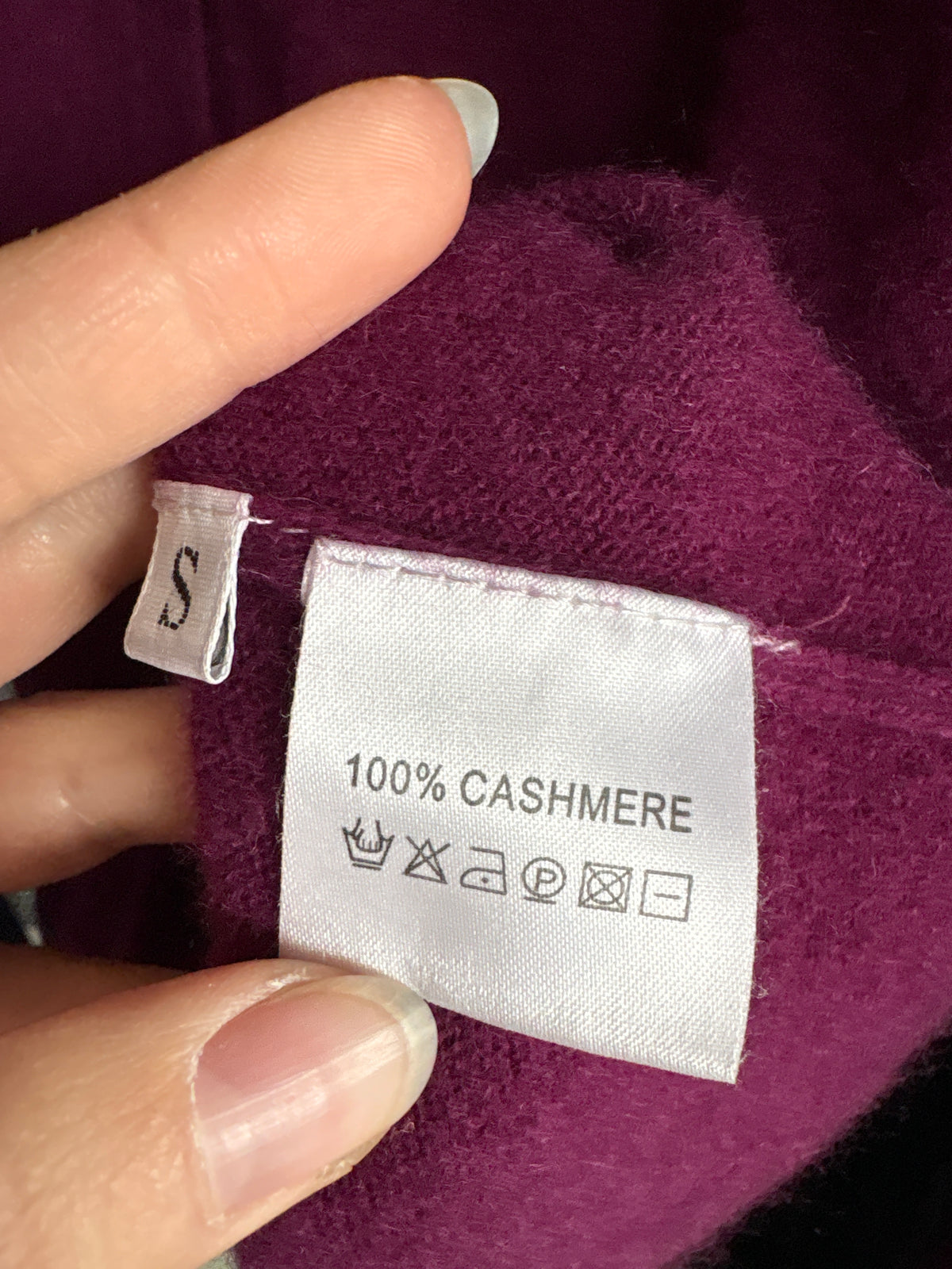 Cardigan din cașmir Mulberry Purple