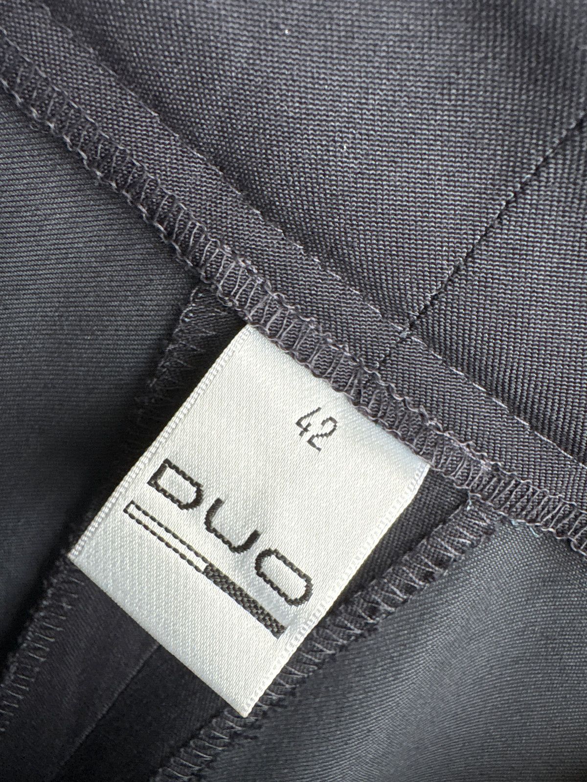Pantaloni charcoal gray din twill de lana extrafina confort cu talie ultra înaltă