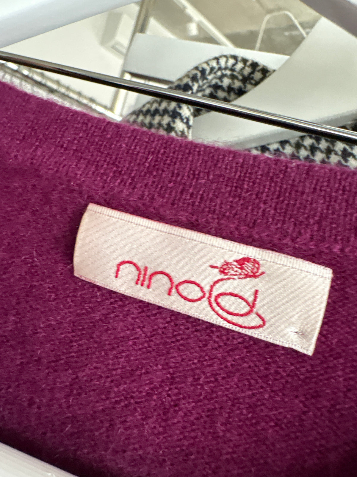 Cardigan din cașmir Mulberry Purple