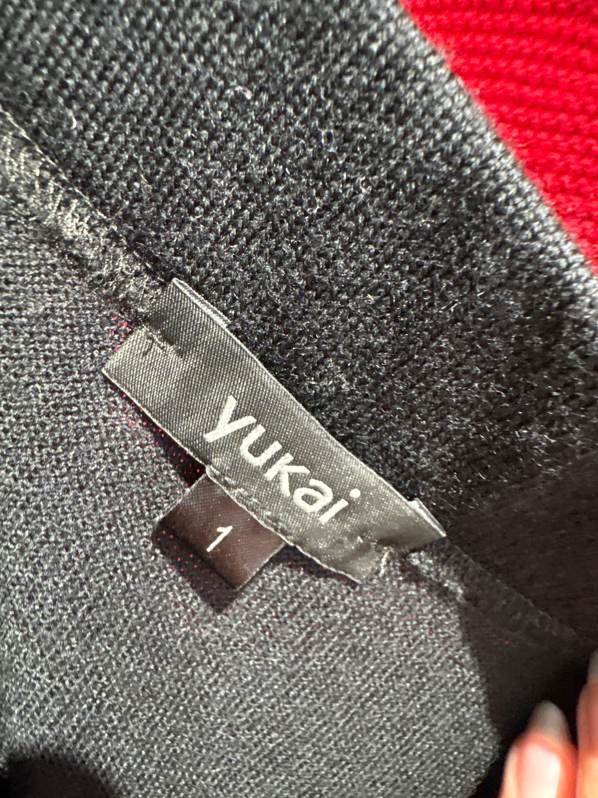 Fustă neagră maxi din tricot de lana merino extrafina