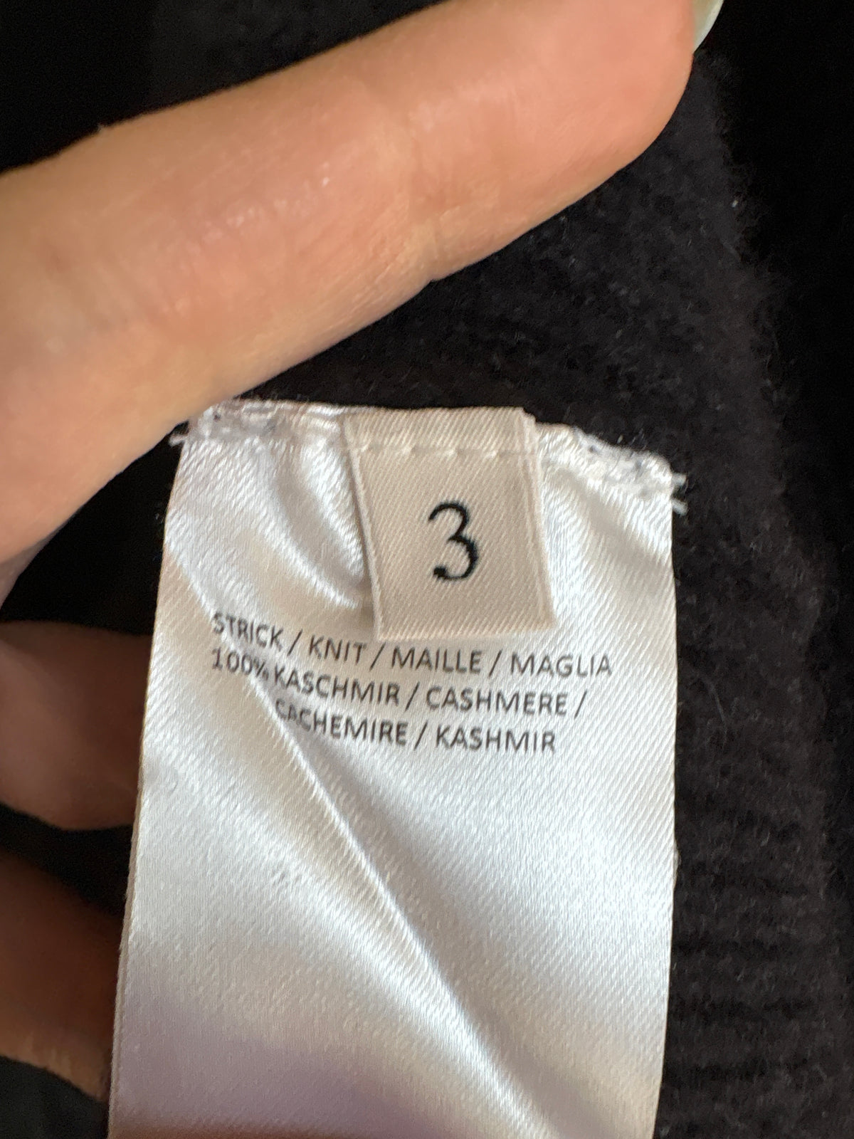 Pulover luxury din cașmir gros multiply Dorothee Schumacher negru