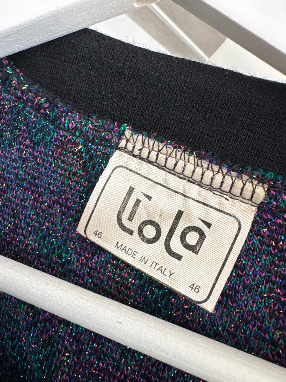Cardigan tip sacou de brand luxury italian Liola din lana extrafina cu lurex