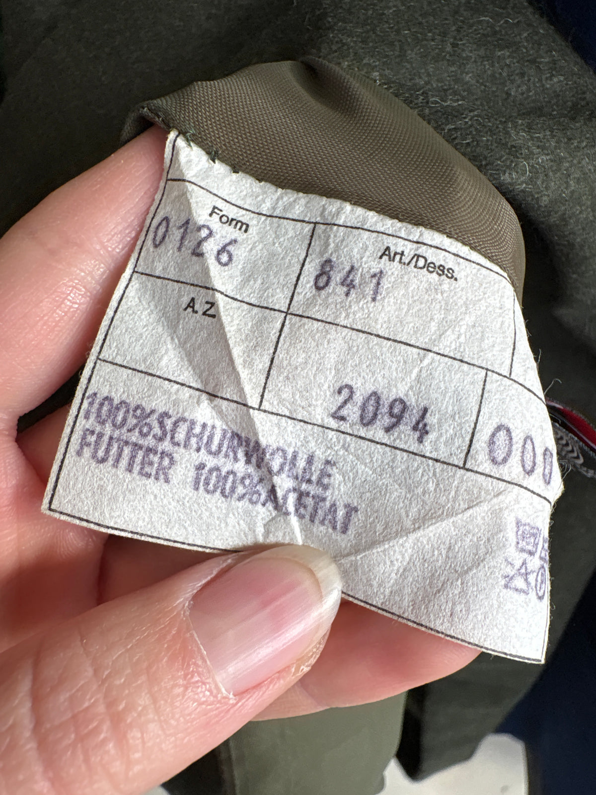 Fustă vintage plisată din tweed de lana pura virgină certificată dark green midi